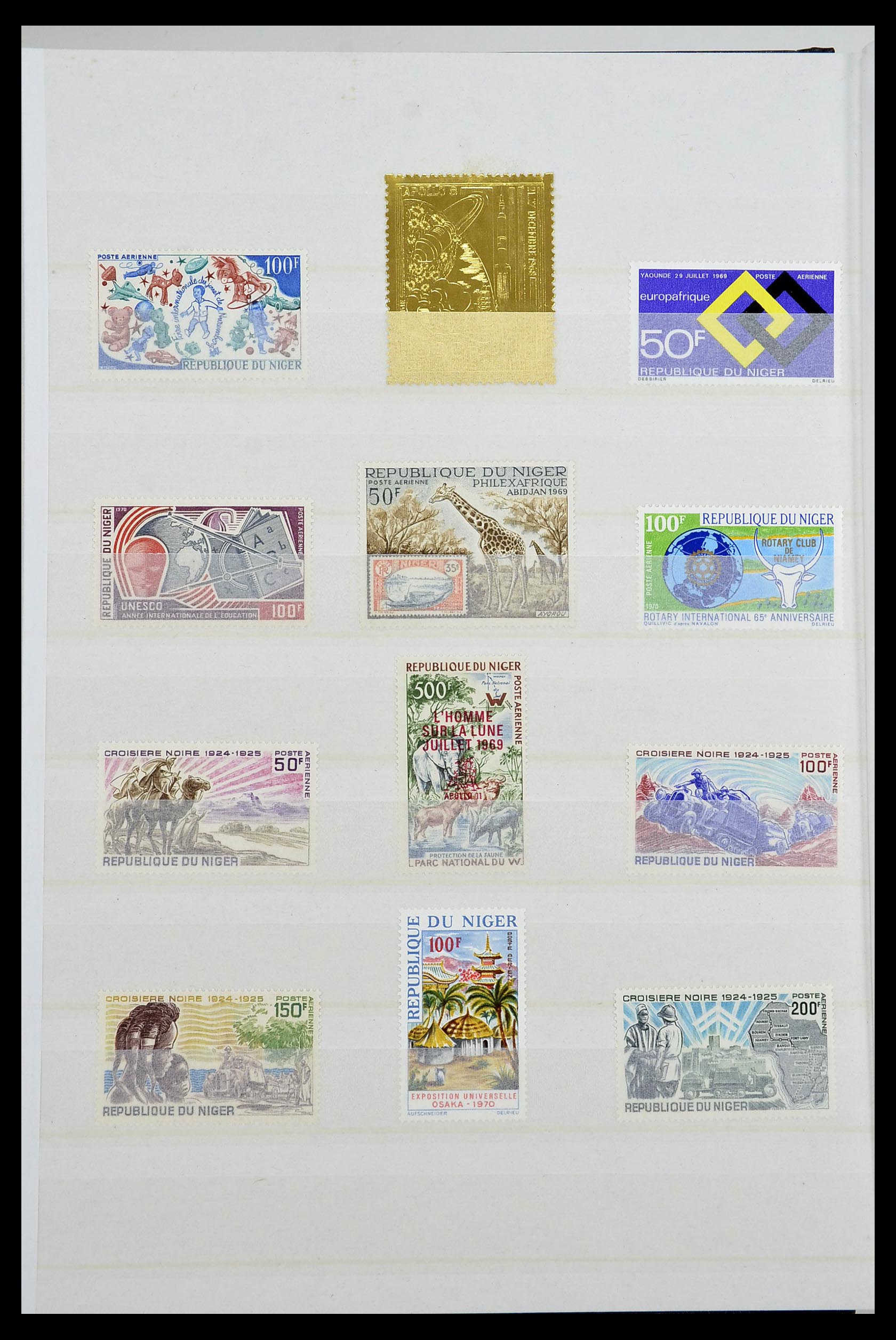 34190 0113 - Postzegelverzameling 34190 Franse koloniën in Afrika 1885-1998.