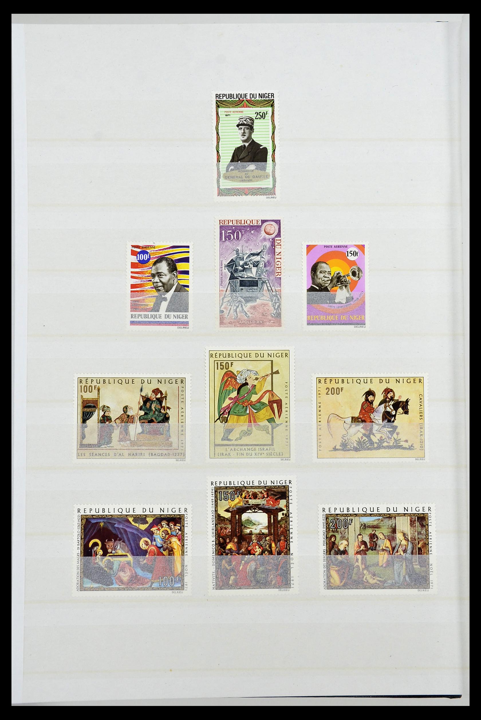 34190 0117 - Postzegelverzameling 34190 Franse koloniën in Afrika 1885-1998.