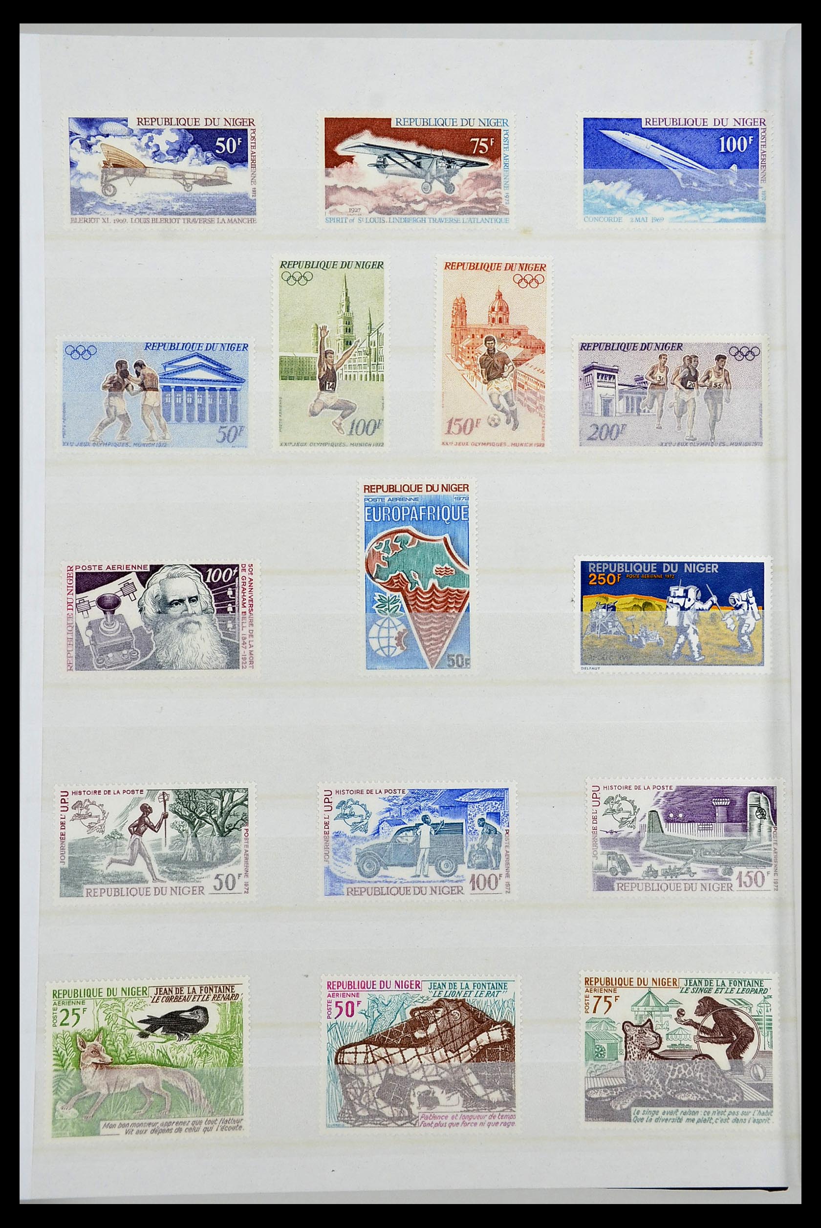 34190 0119 - Postzegelverzameling 34190 Franse koloniën in Afrika 1885-1998.