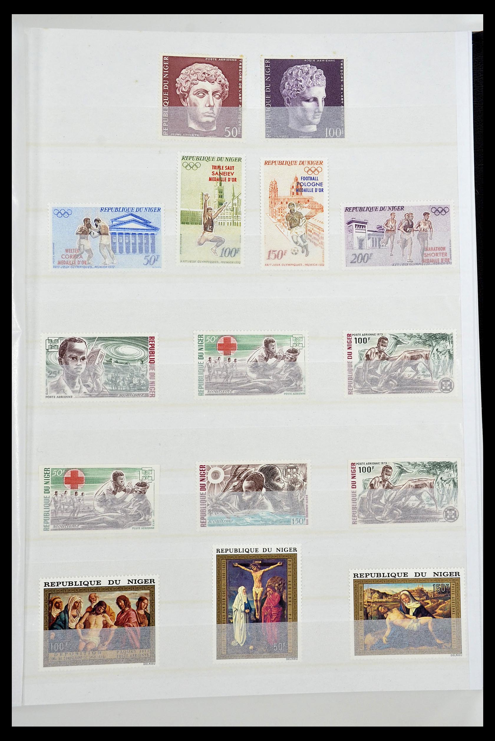 34190 0120 - Postzegelverzameling 34190 Franse koloniën in Afrika 1885-1998.