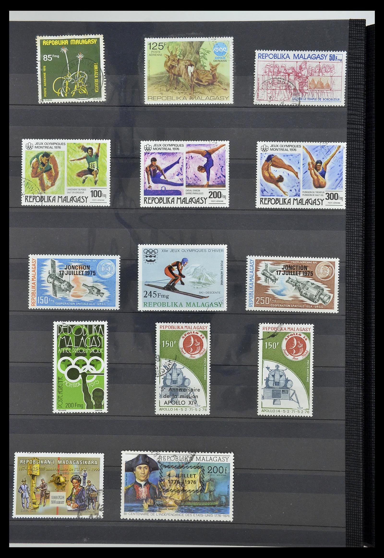 34190 1004 - Postzegelverzameling 34190 Franse koloniën in Afrika 1885-1998.