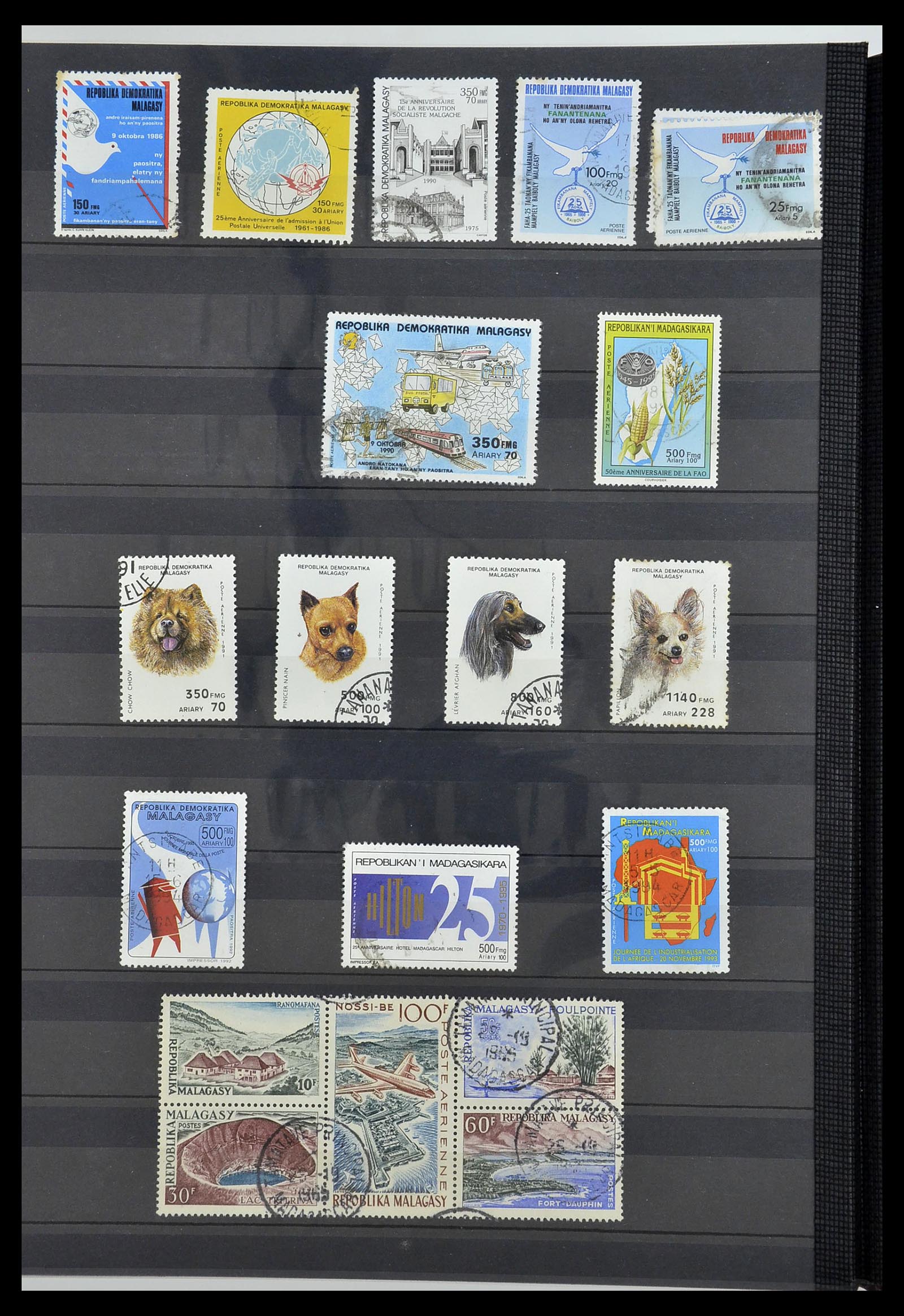34190 1005 - Postzegelverzameling 34190 Franse koloniën in Afrika 1885-1998.