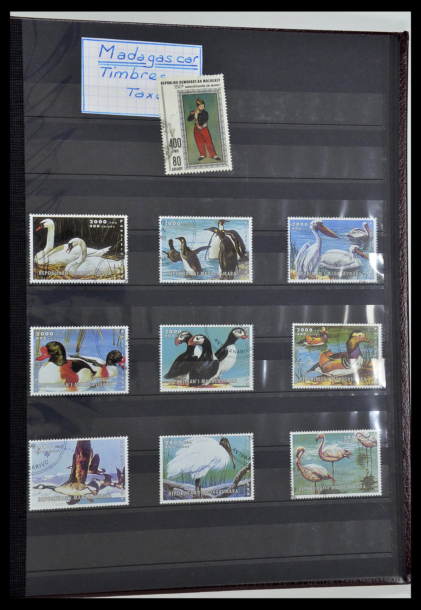 34190 1006 - Postzegelverzameling 34190 Franse koloniën in Afrika 1885-1998.