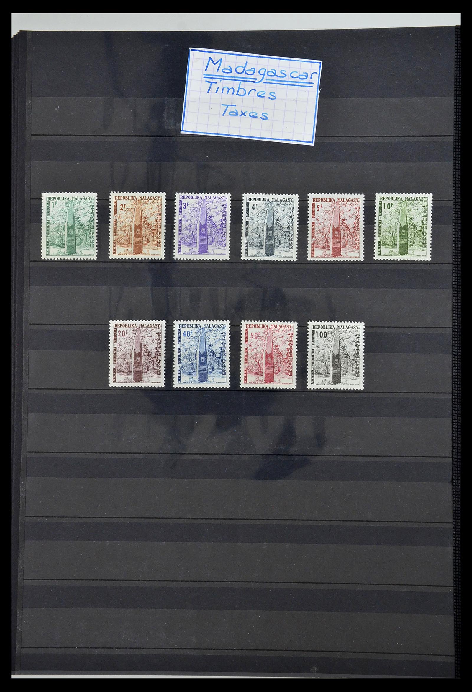 34190 1007 - Postzegelverzameling 34190 Franse koloniën in Afrika 1885-1998.