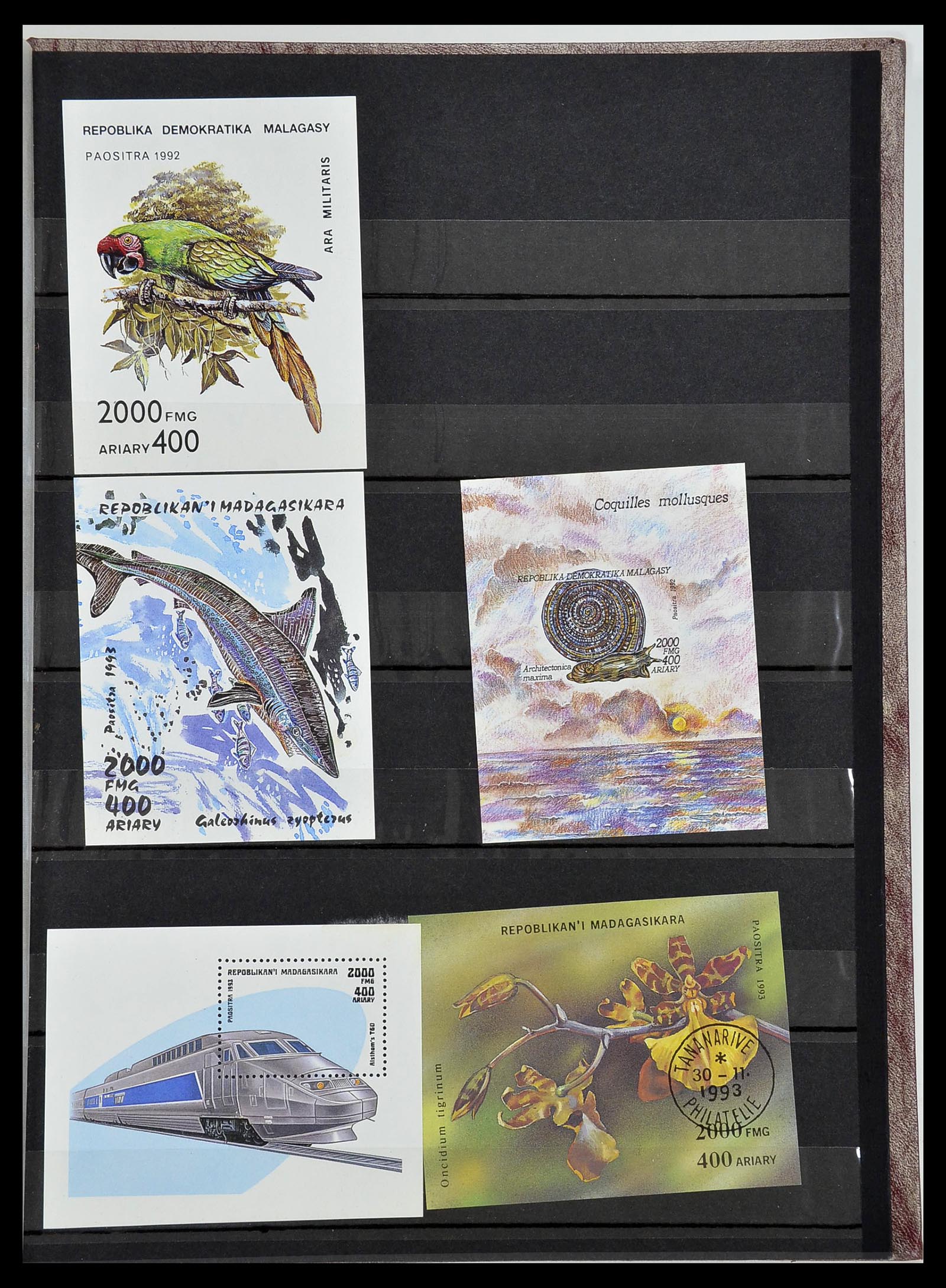 34190 1011 - Postzegelverzameling 34190 Franse koloniën in Afrika 1885-1998.