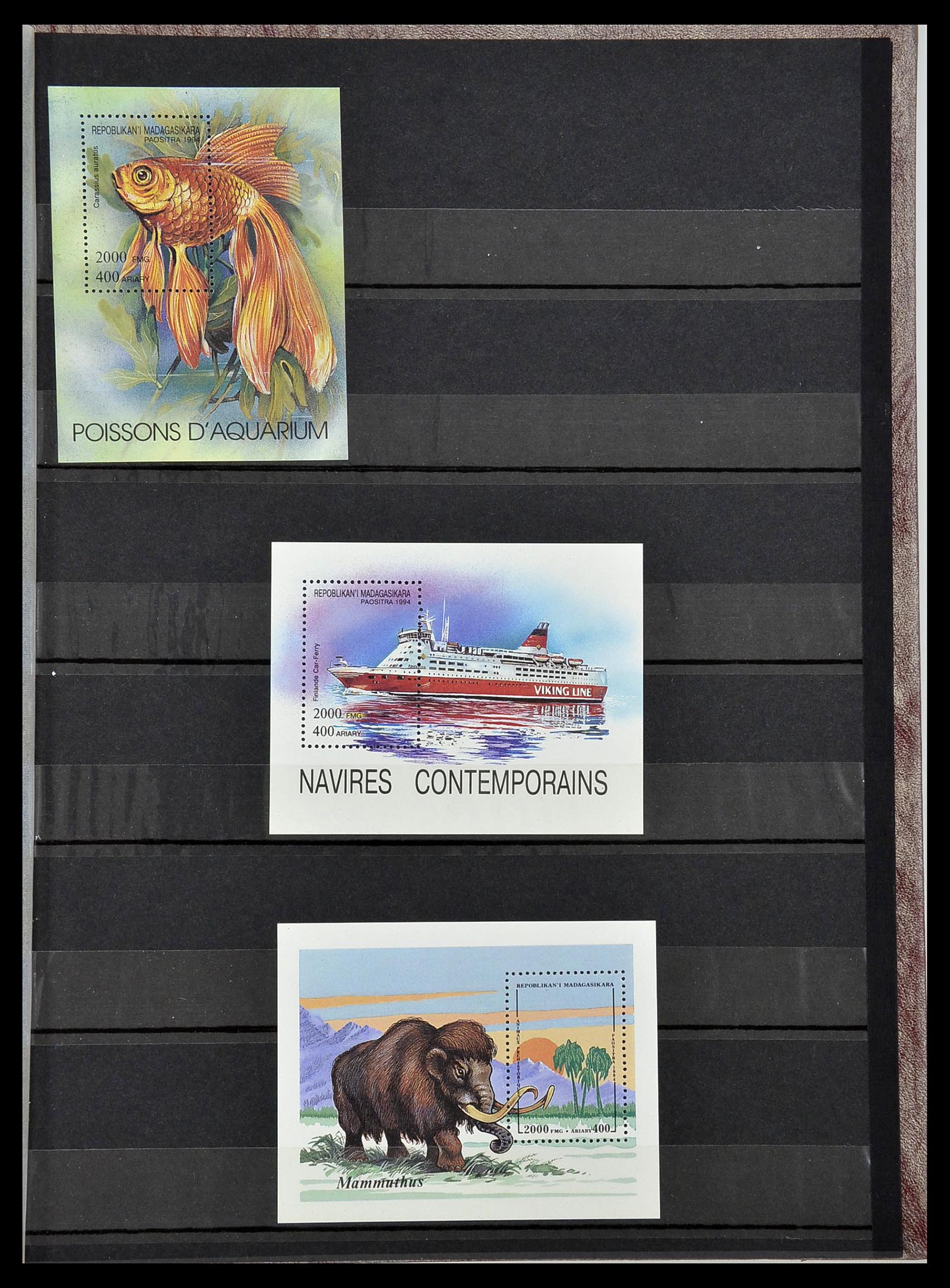 34190 1012 - Postzegelverzameling 34190 Franse koloniën in Afrika 1885-1998.