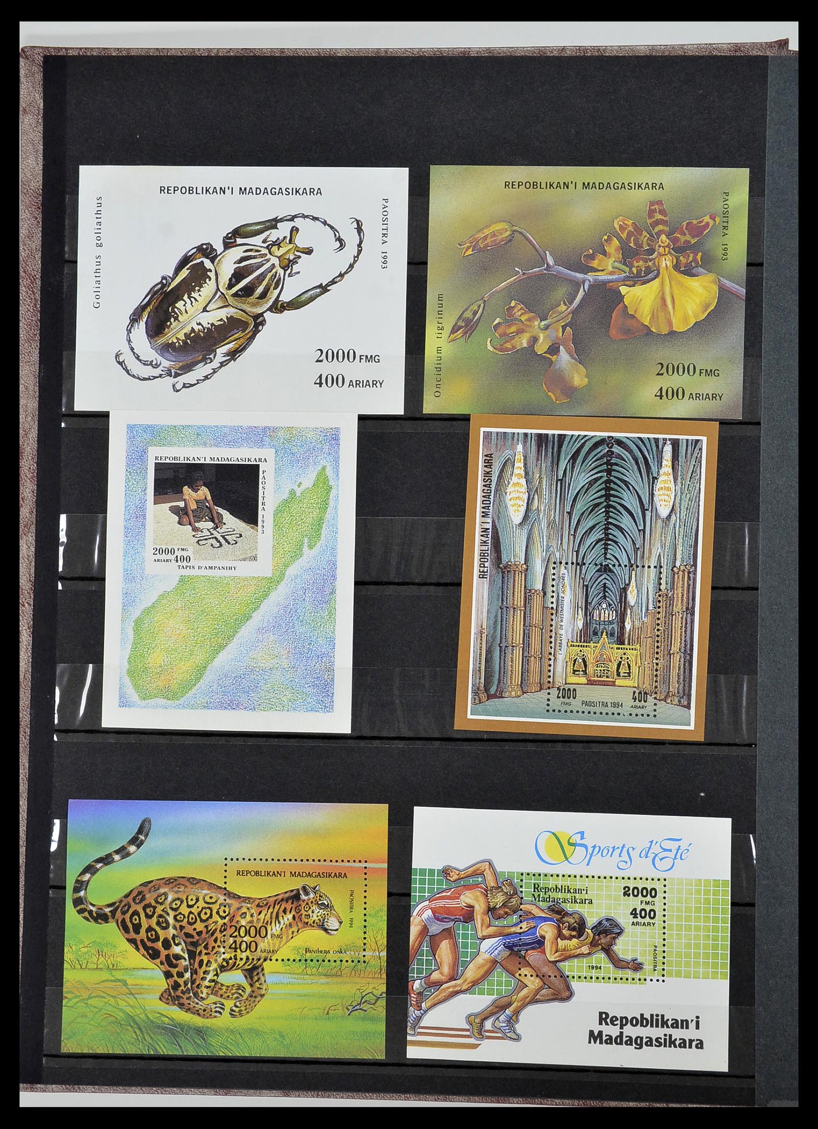 34190 1013 - Postzegelverzameling 34190 Franse koloniën in Afrika 1885-1998.
