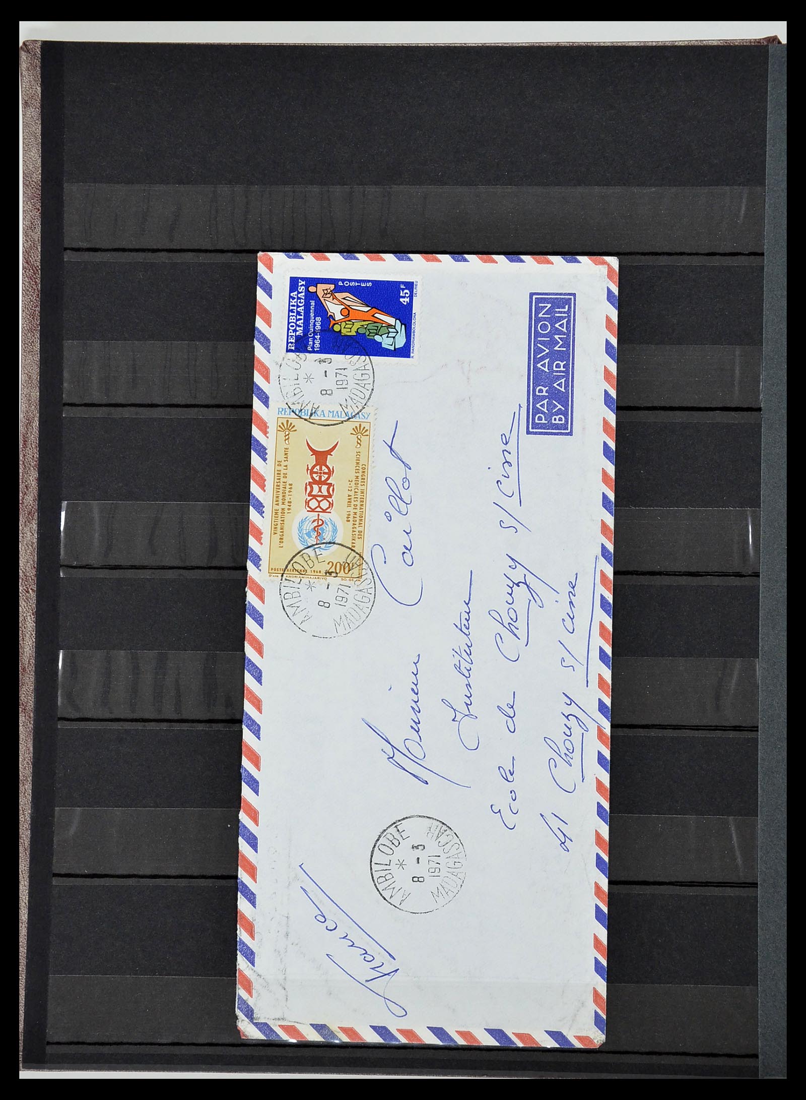 34190 1020 - Postzegelverzameling 34190 Franse koloniën in Afrika 1885-1998.