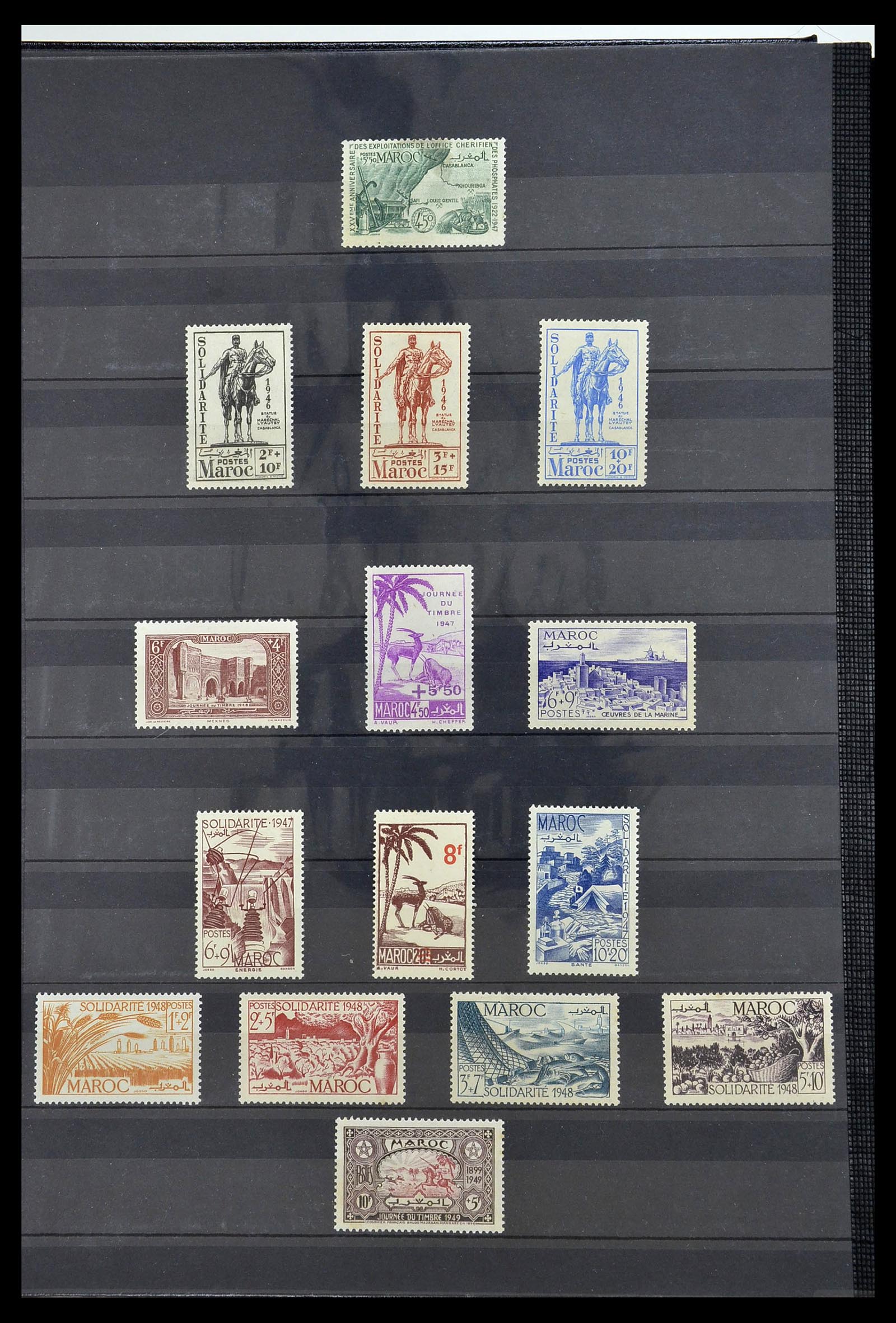 34190 1030 - Postzegelverzameling 34190 Franse koloniën in Afrika 1885-1998.