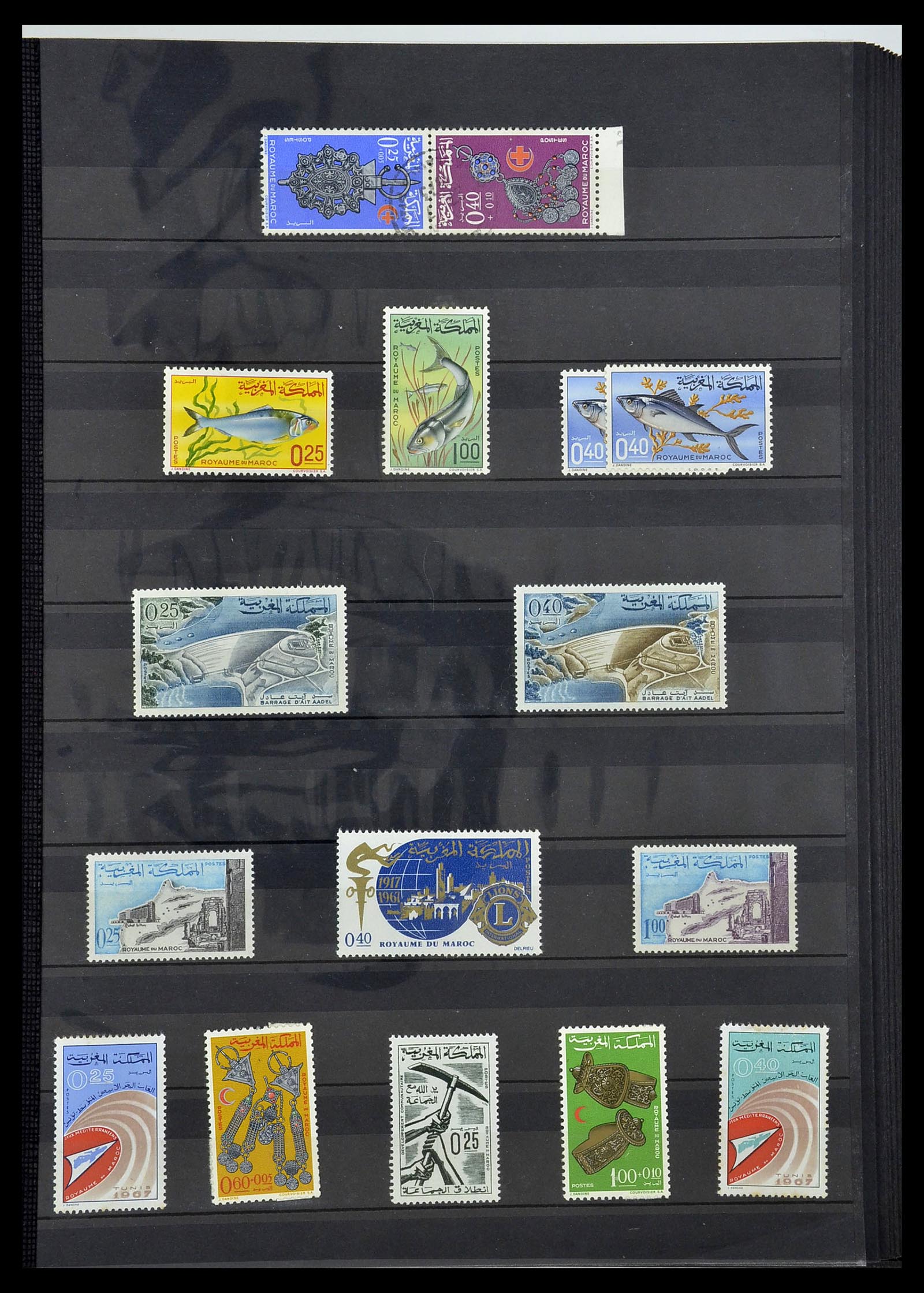 34190 1046 - Postzegelverzameling 34190 Franse koloniën in Afrika 1885-1998.
