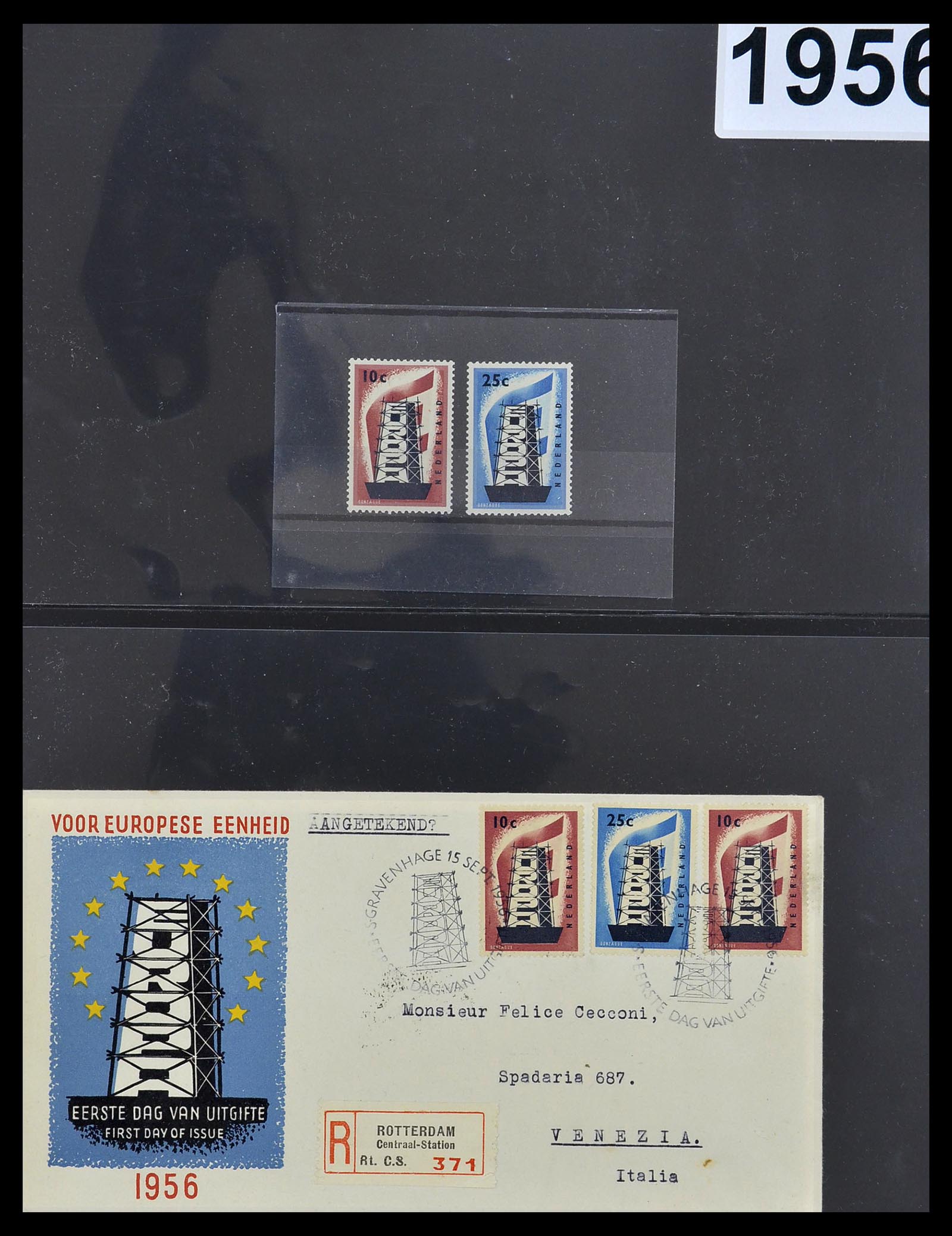 34191 003 - Postzegelverzameling 34191 Europa CEPT 1956-2008.