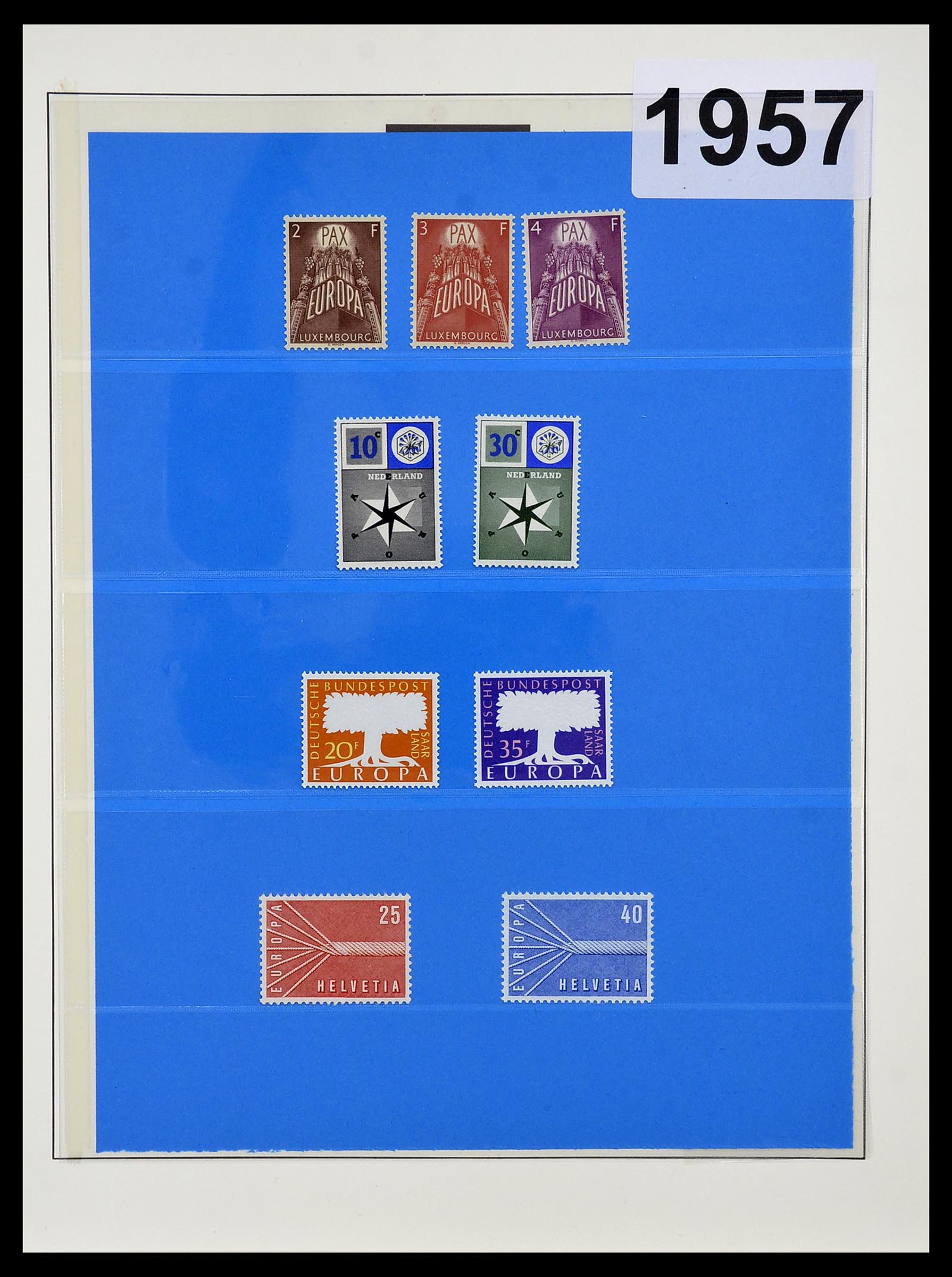 34191 008 - Postzegelverzameling 34191 Europa CEPT 1956-2008.
