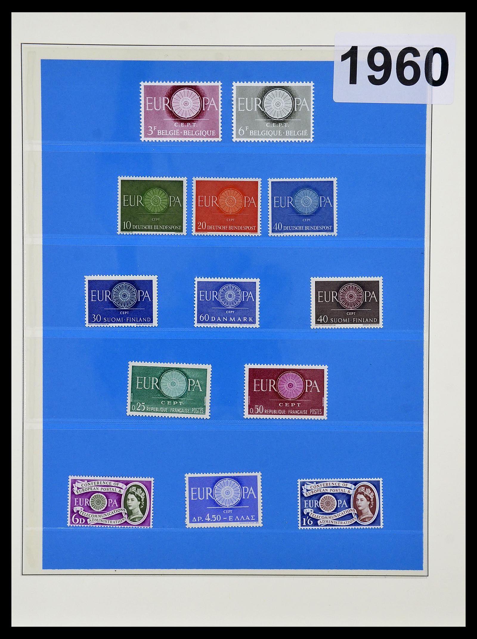34191 012 - Postzegelverzameling 34191 Europa CEPT 1956-2008.
