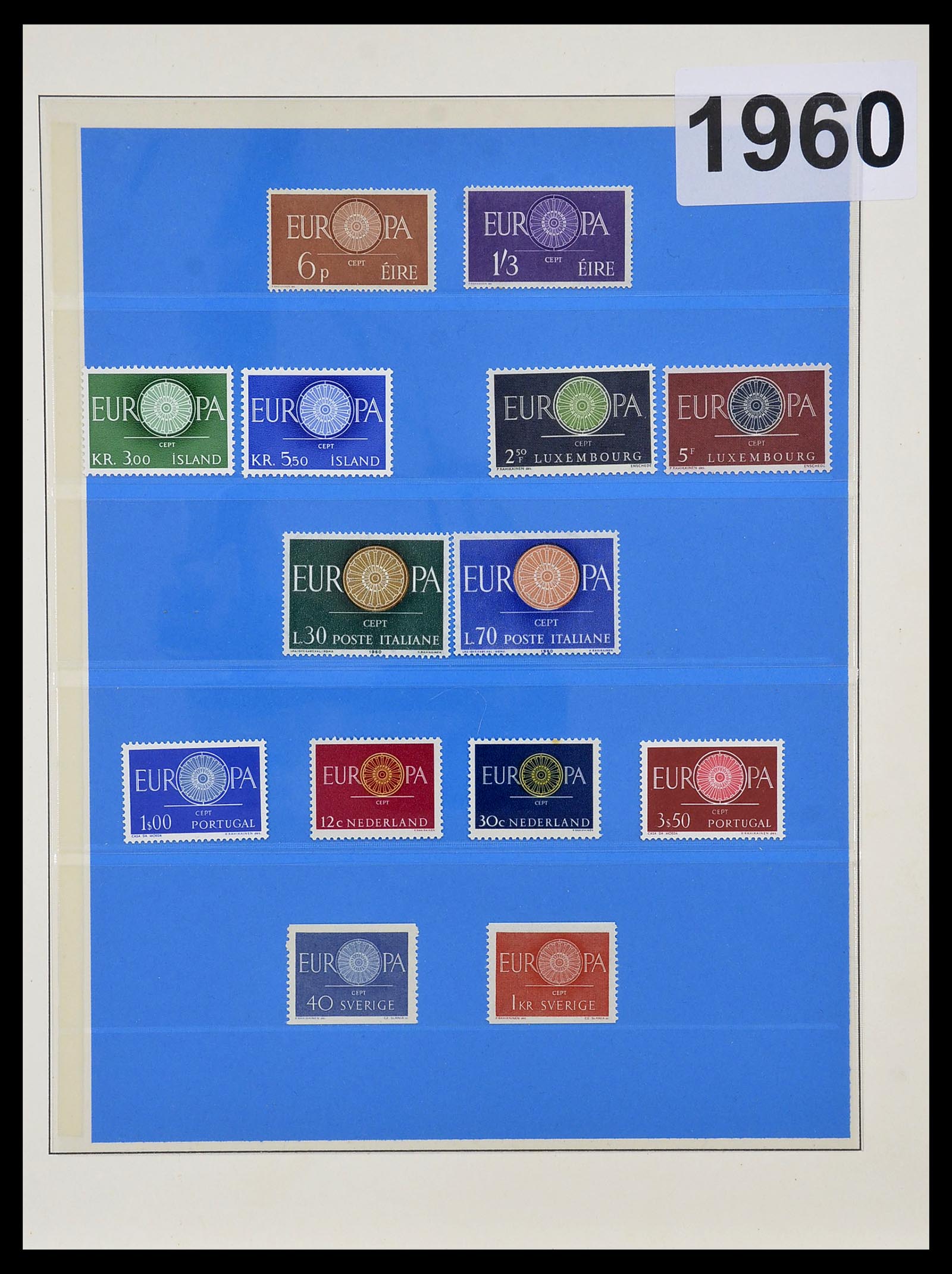 34191 013 - Postzegelverzameling 34191 Europa CEPT 1956-2008.