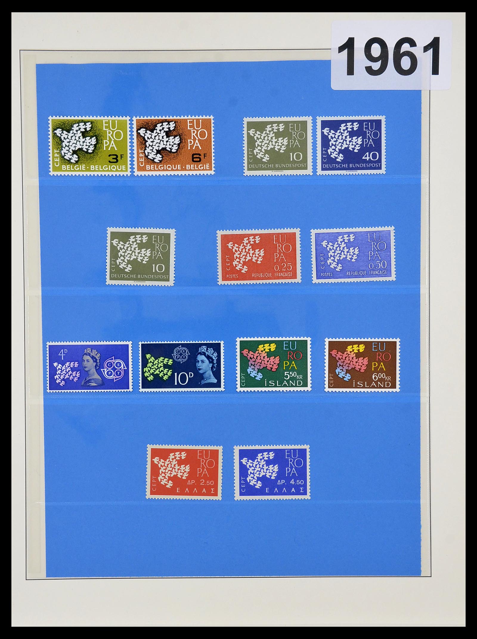 34191 015 - Postzegelverzameling 34191 Europa CEPT 1956-2008.