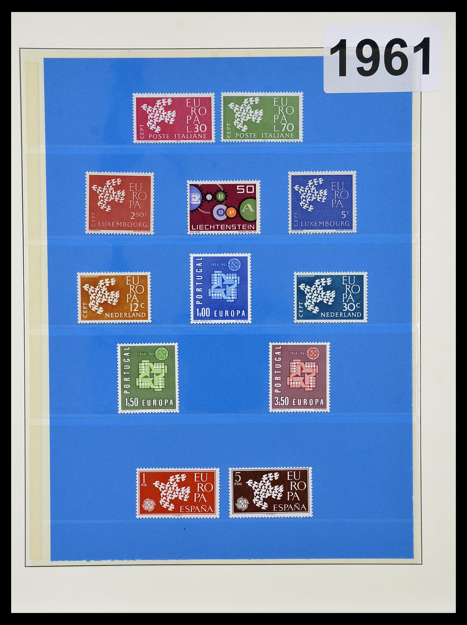 34191 016 - Postzegelverzameling 34191 Europa CEPT 1956-2008.