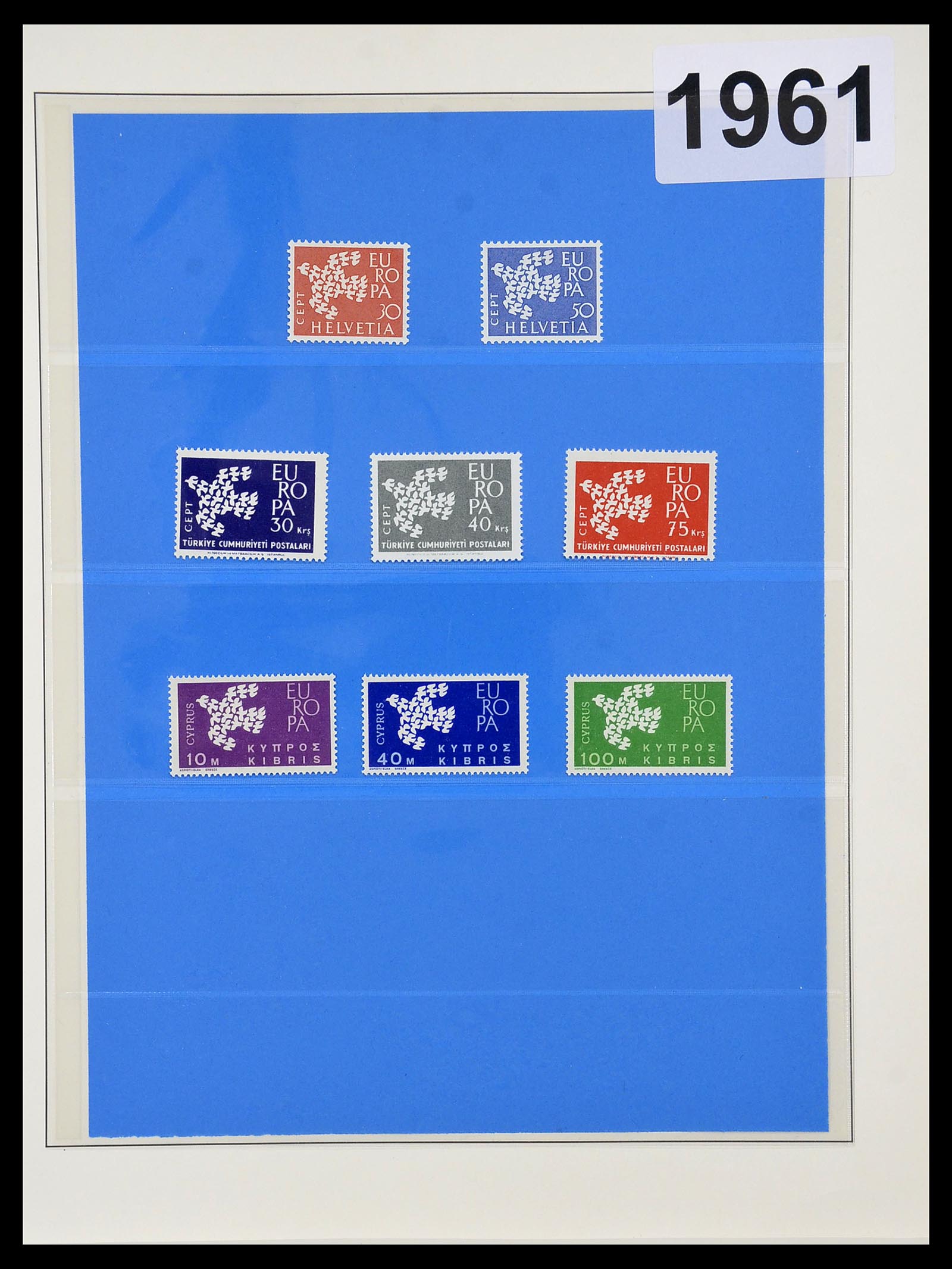 34191 017 - Postzegelverzameling 34191 Europa CEPT 1956-2008.