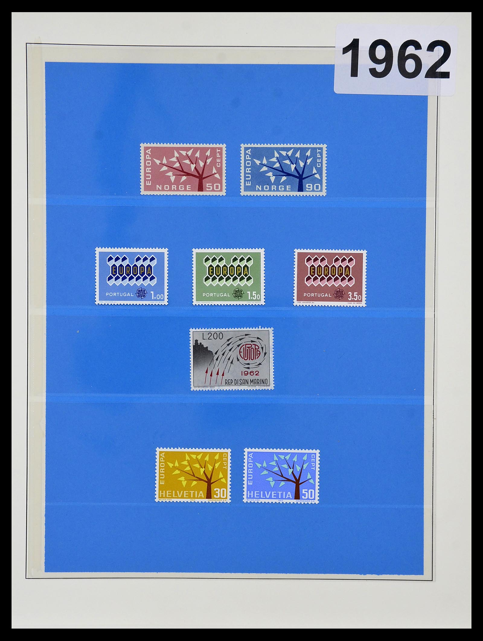 34191 019 - Postzegelverzameling 34191 Europa CEPT 1956-2008.