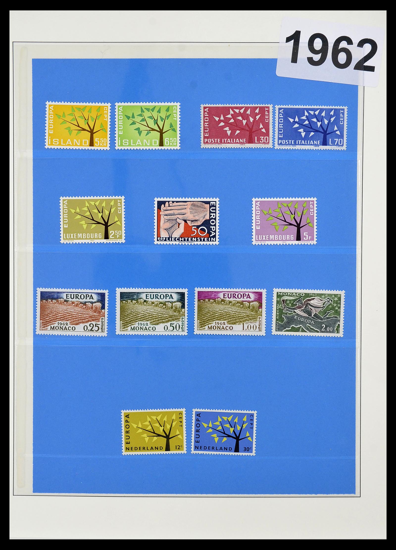 34191 020 - Postzegelverzameling 34191 Europa CEPT 1956-2008.