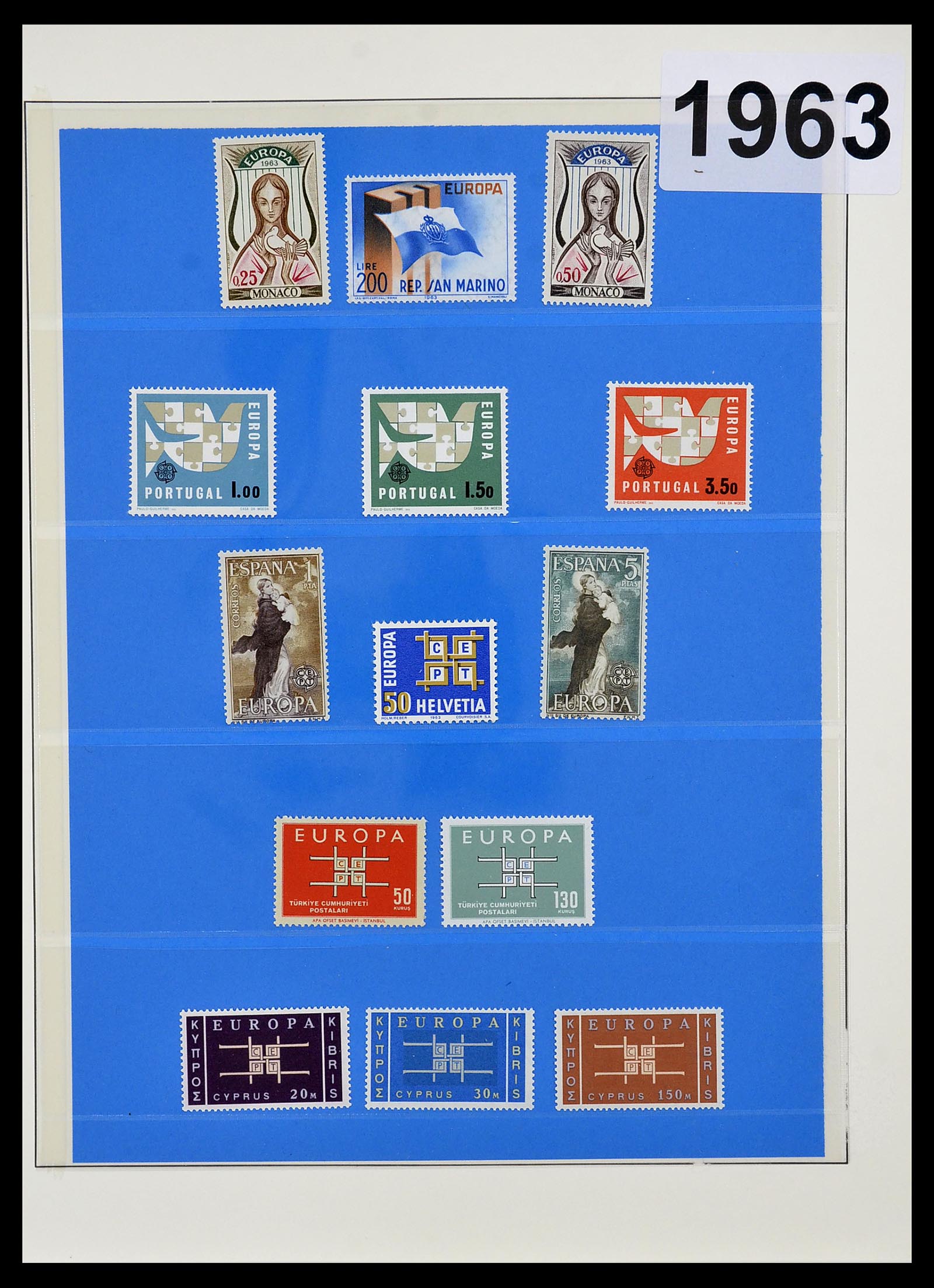34191 024 - Stamp collection 34191 Europa CEPT 1956-2008.