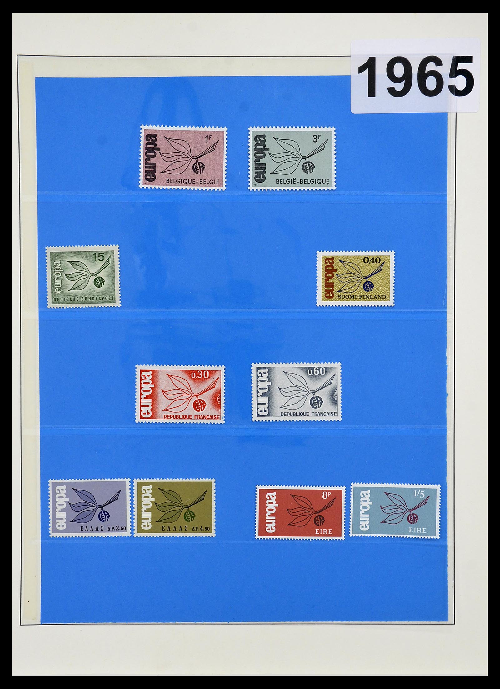 34191 028 - Postzegelverzameling 34191 Europa CEPT 1956-2008.