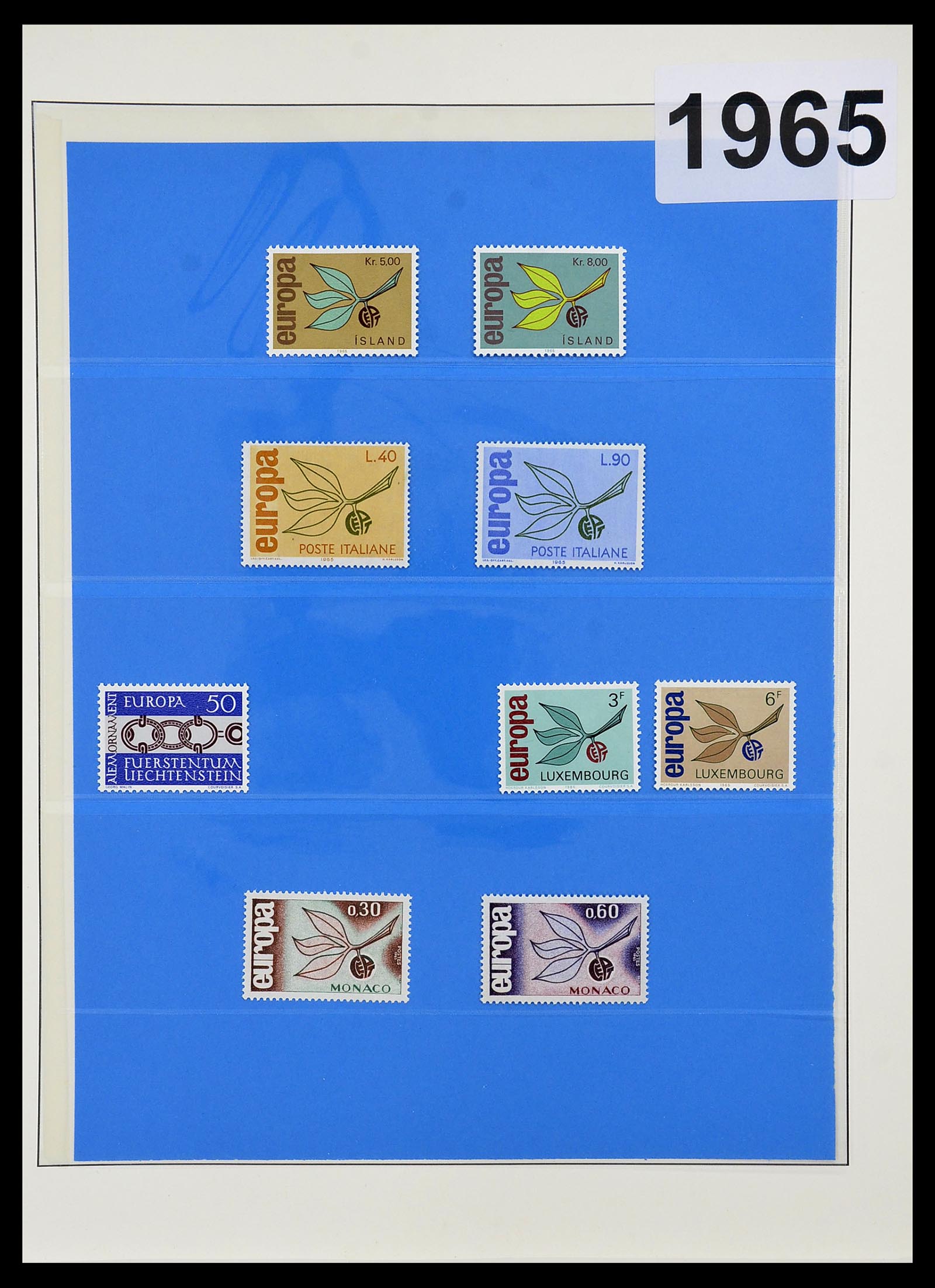 34191 029 - Postzegelverzameling 34191 Europa CEPT 1956-2008.
