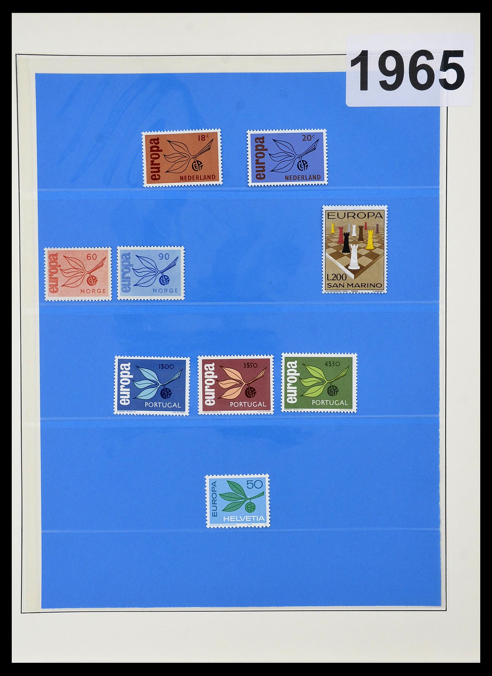 34191 030 - Postzegelverzameling 34191 Europa CEPT 1956-2008.