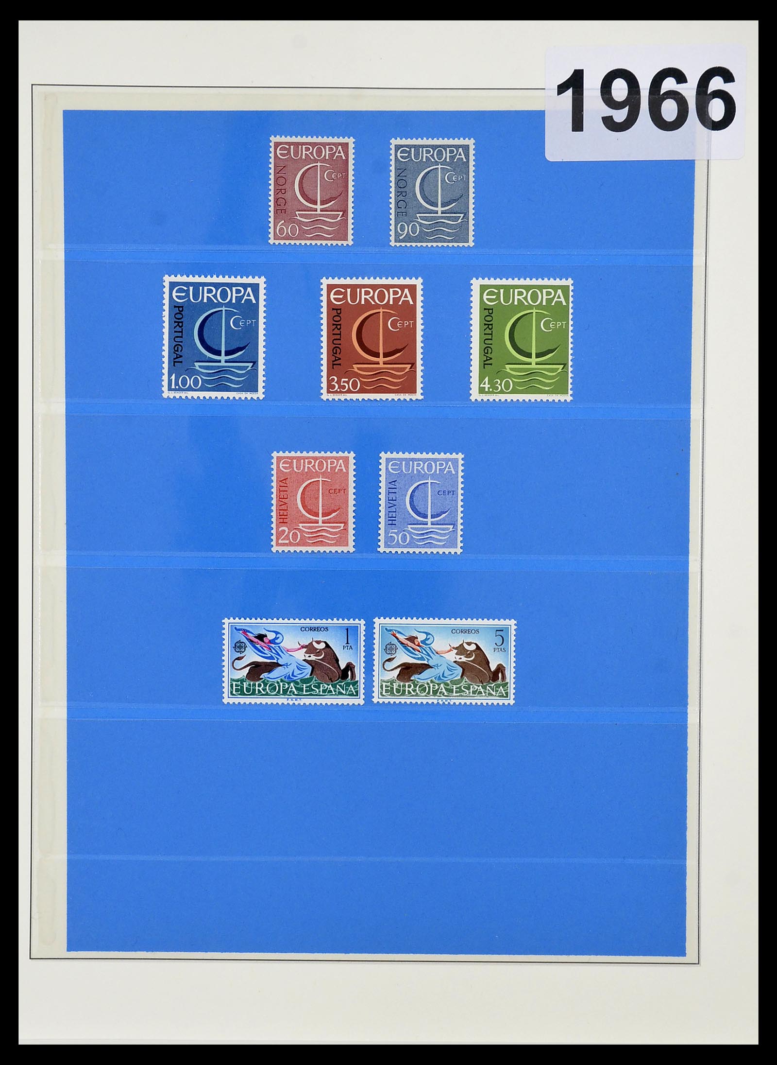 34191 034 - Postzegelverzameling 34191 Europa CEPT 1956-2008.