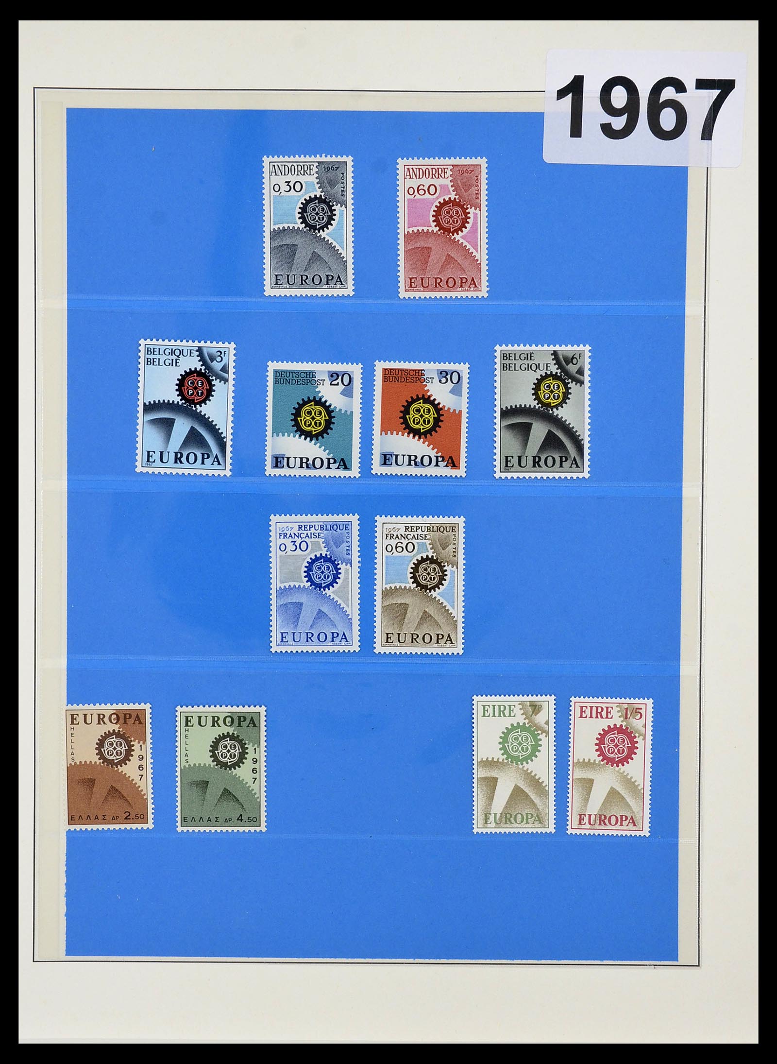 34191 036 - Postzegelverzameling 34191 Europa CEPT 1956-2008.