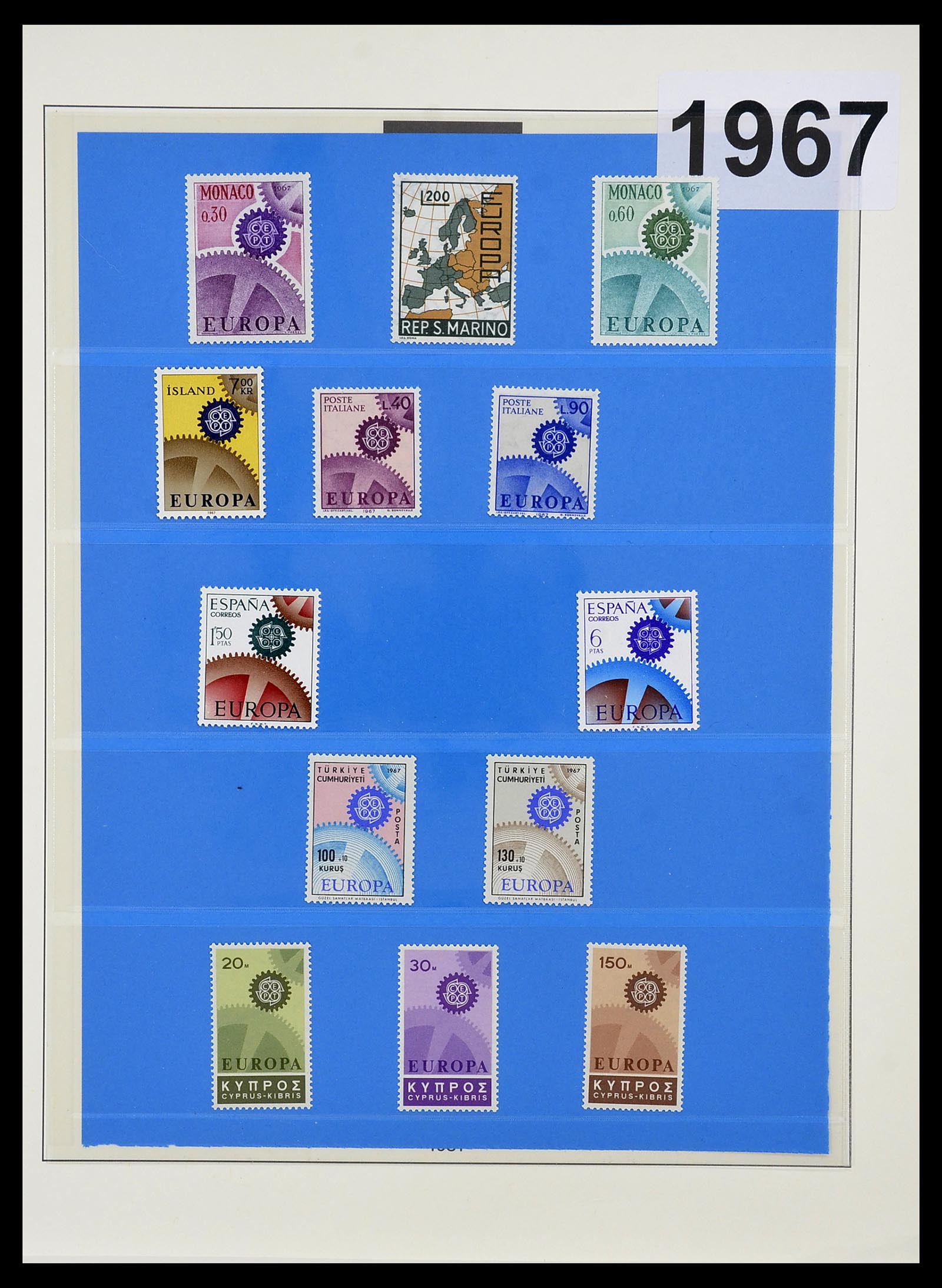 34191 038 - Stamp collection 34191 Europa CEPT 1956-2008.