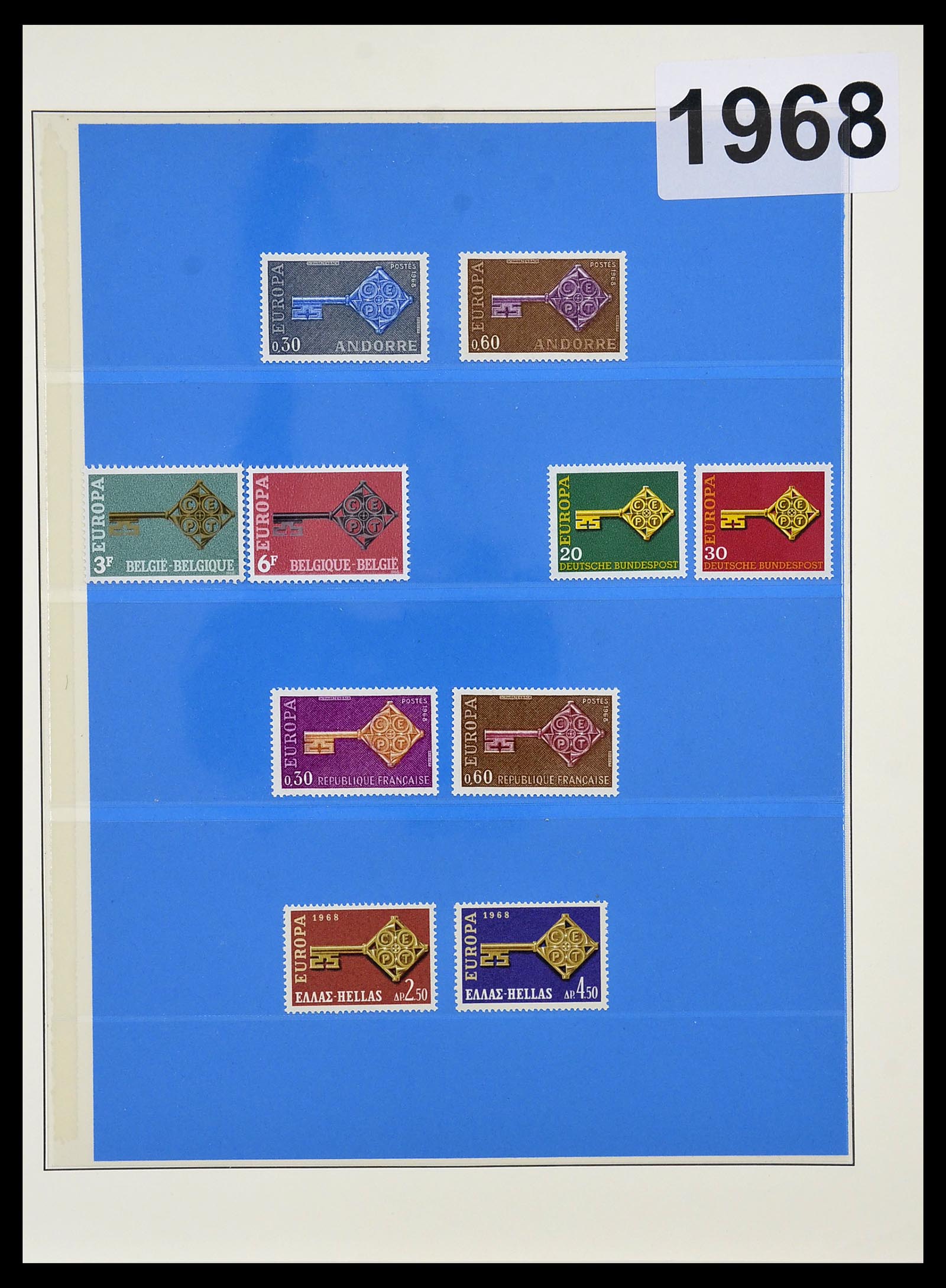 34191 039 - Postzegelverzameling 34191 Europa CEPT 1956-2008.