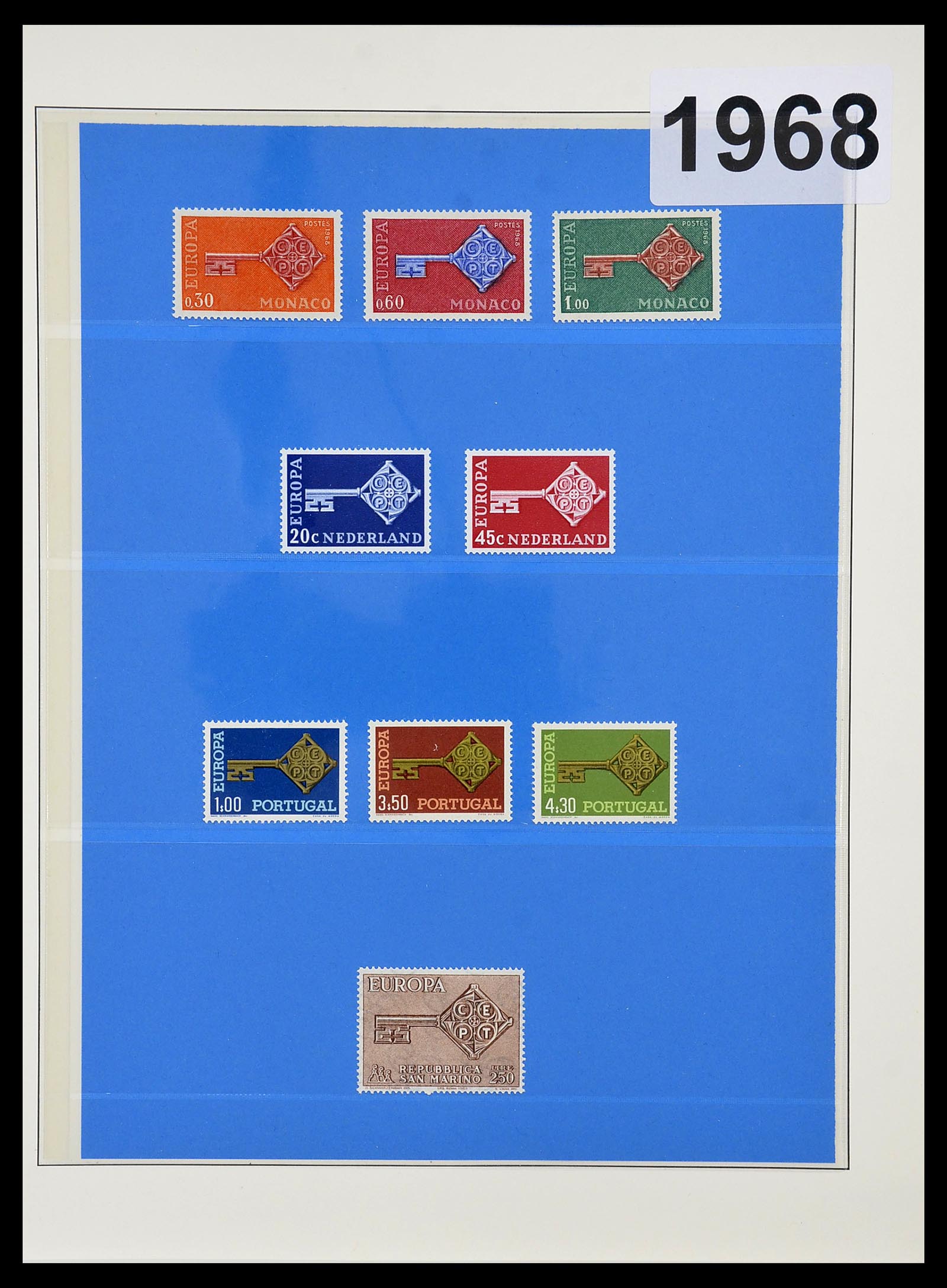 34191 041 - Postzegelverzameling 34191 Europa CEPT 1956-2008.