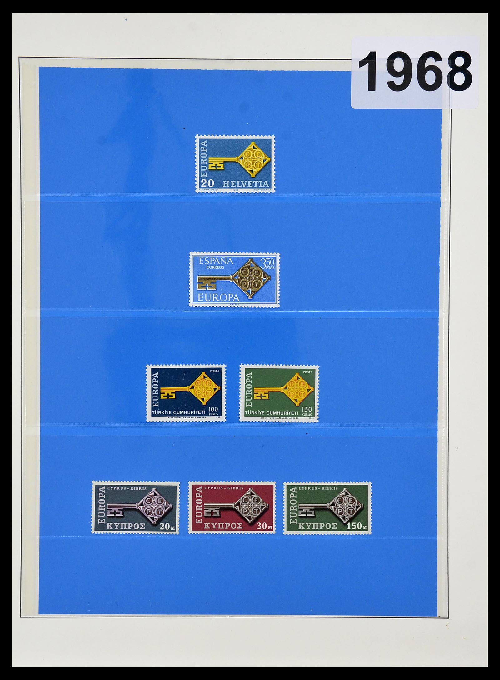34191 042 - Postzegelverzameling 34191 Europa CEPT 1956-2008.
