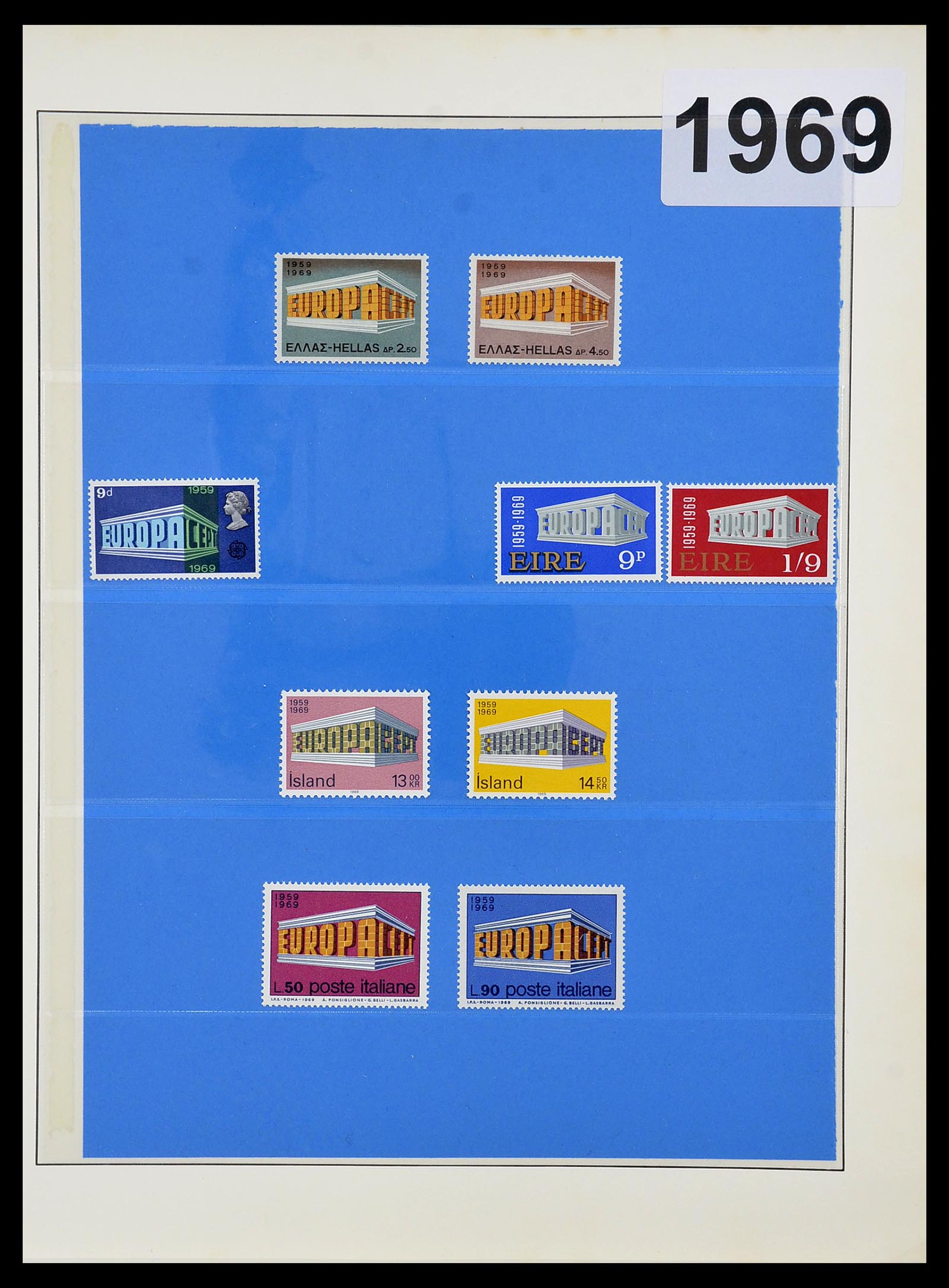 34191 044 - Postzegelverzameling 34191 Europa CEPT 1956-2008.
