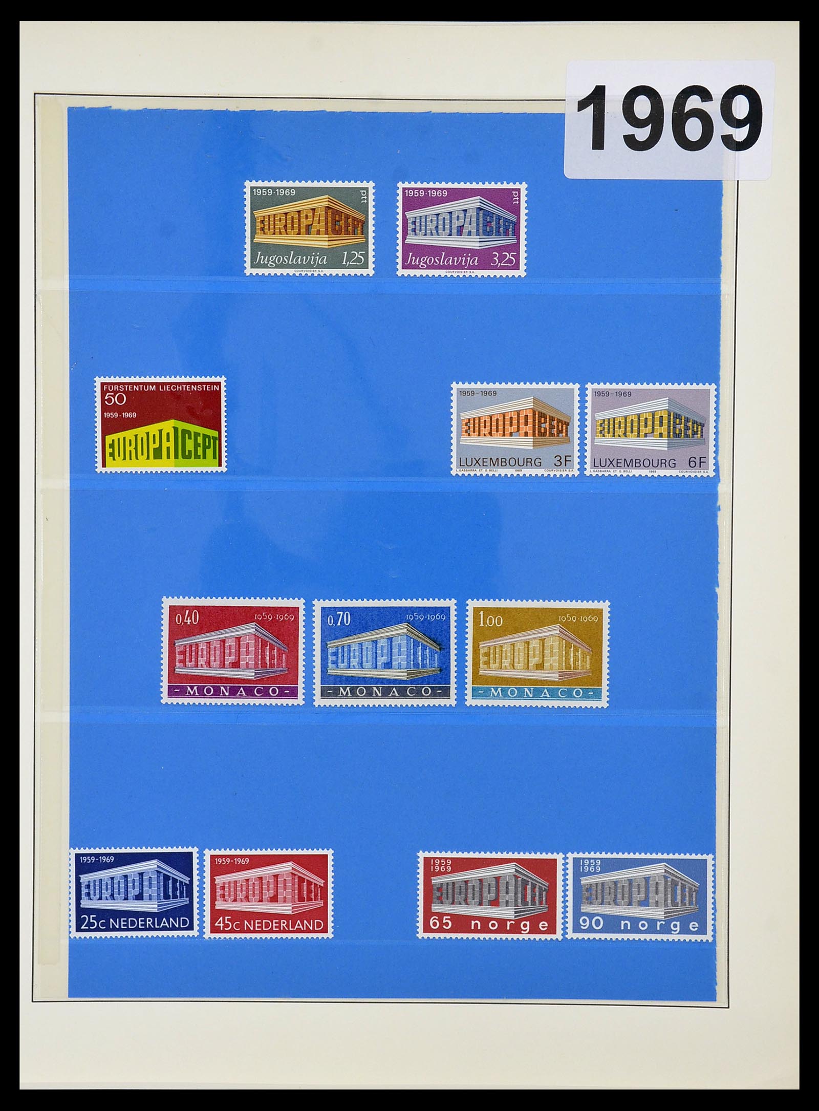 34191 045 - Postzegelverzameling 34191 Europa CEPT 1956-2008.