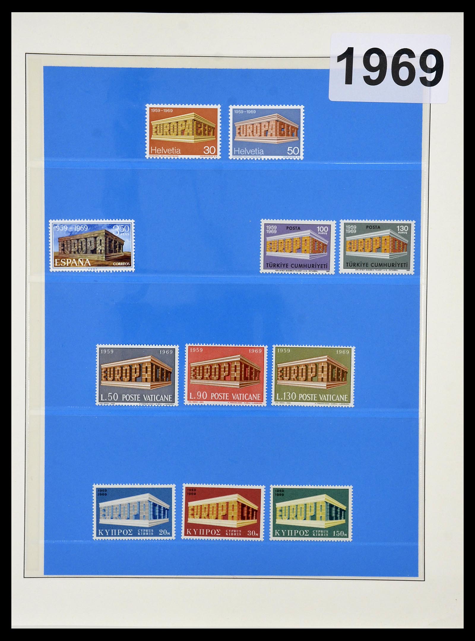 34191 047 - Postzegelverzameling 34191 Europa CEPT 1956-2008.