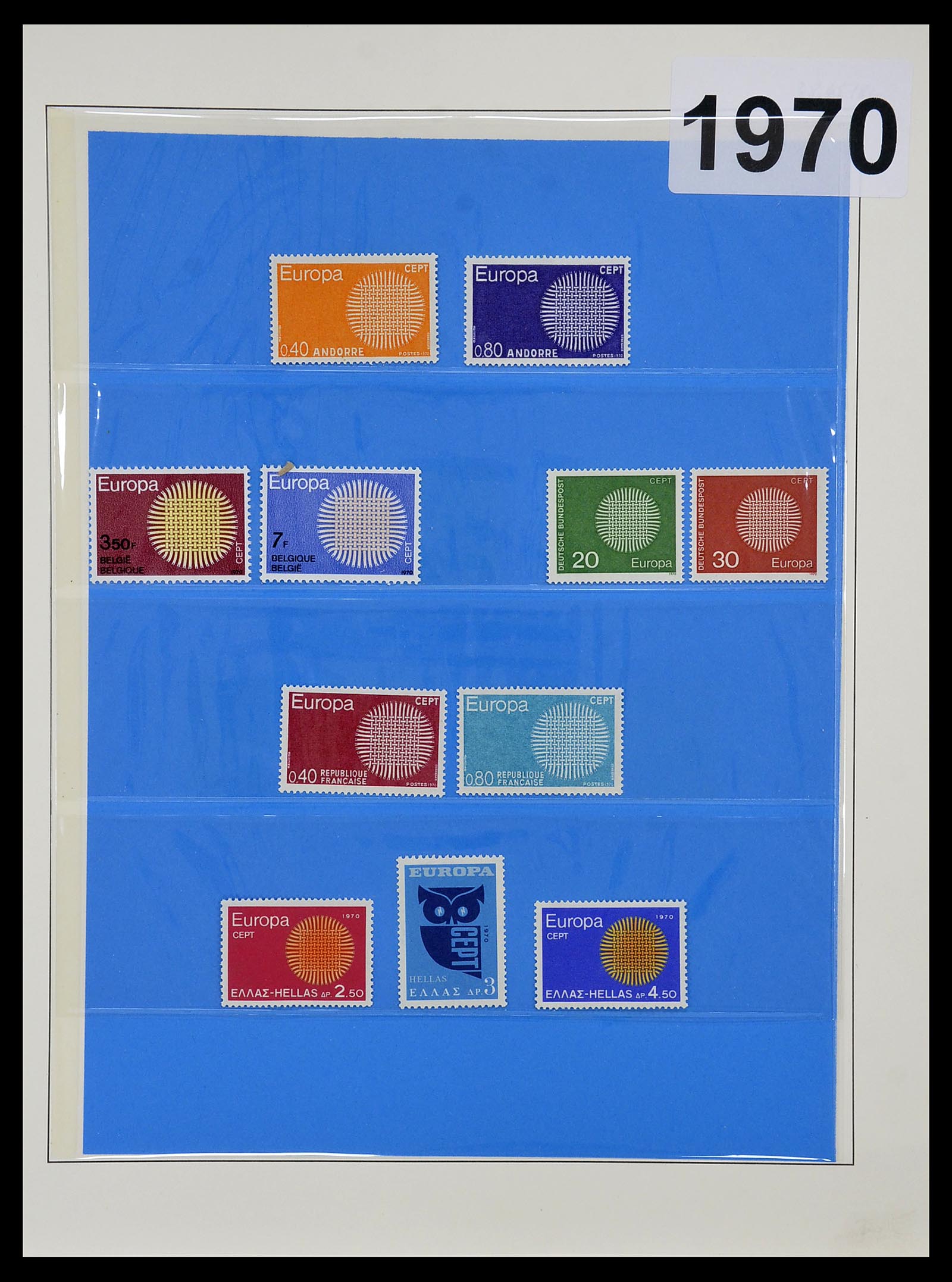 34191 048 - Postzegelverzameling 34191 Europa CEPT 1956-2008.