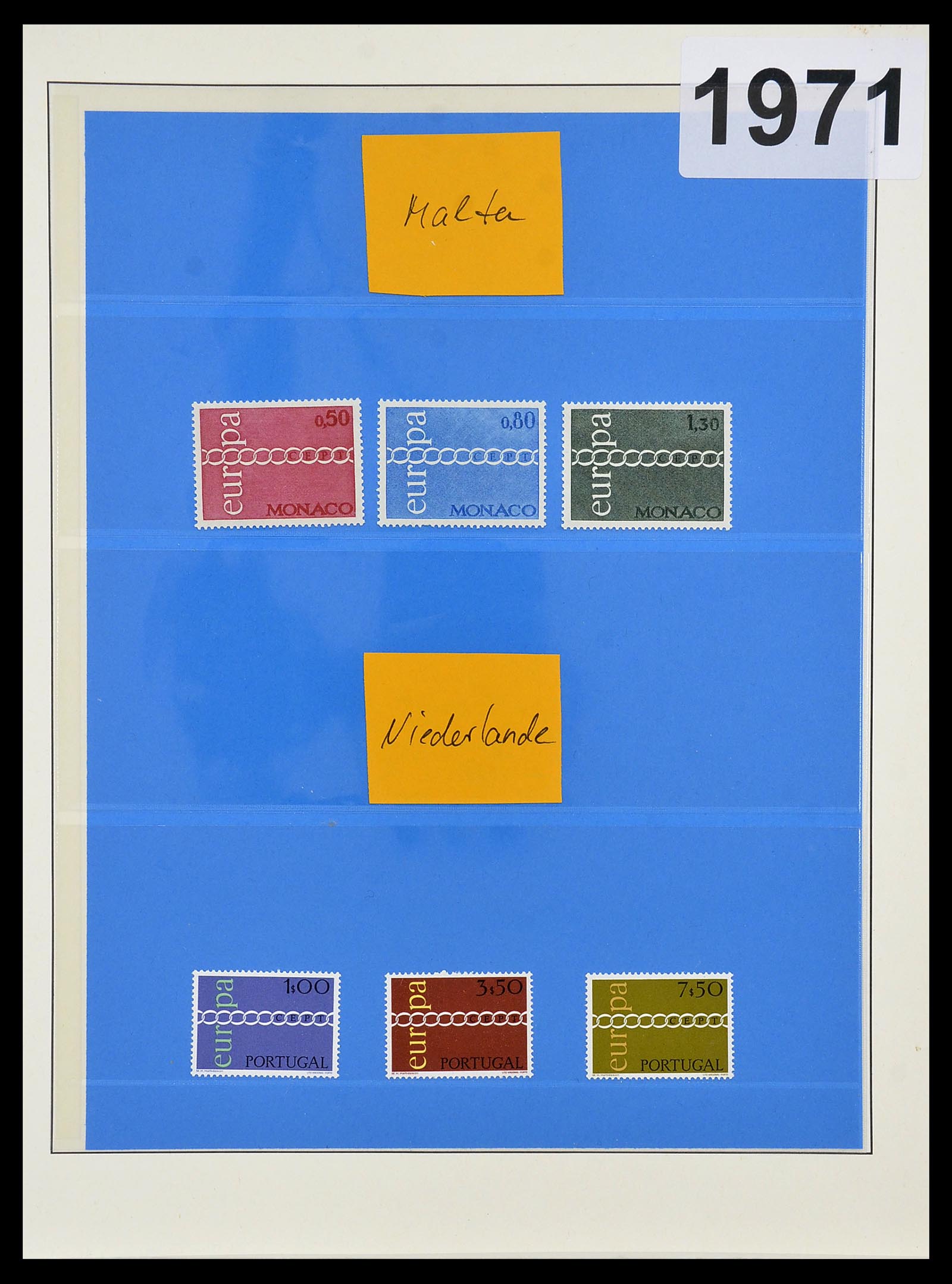 34191 054 - Postzegelverzameling 34191 Europa CEPT 1956-2008.