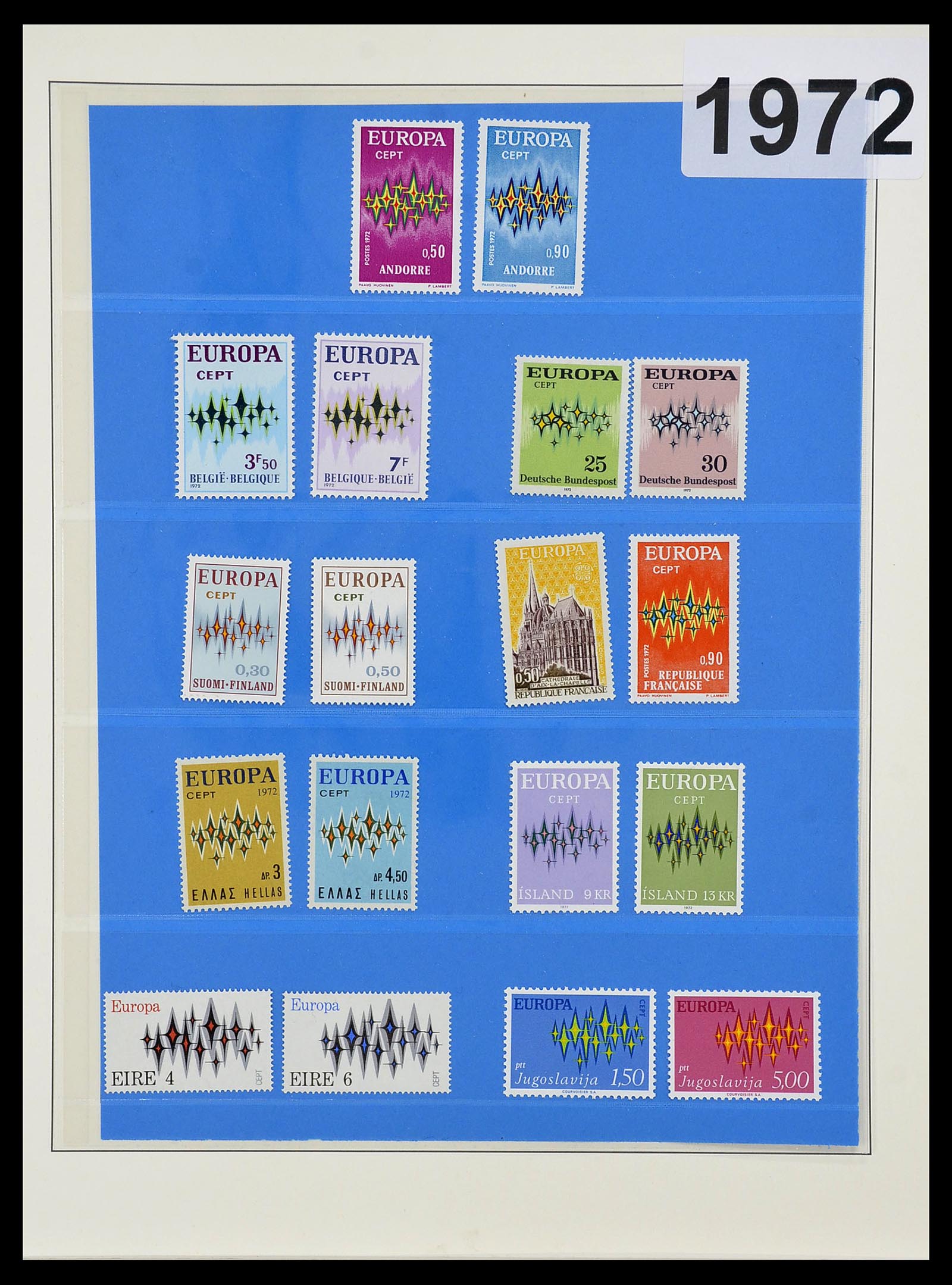 34191 056 - Postzegelverzameling 34191 Europa CEPT 1956-2008.