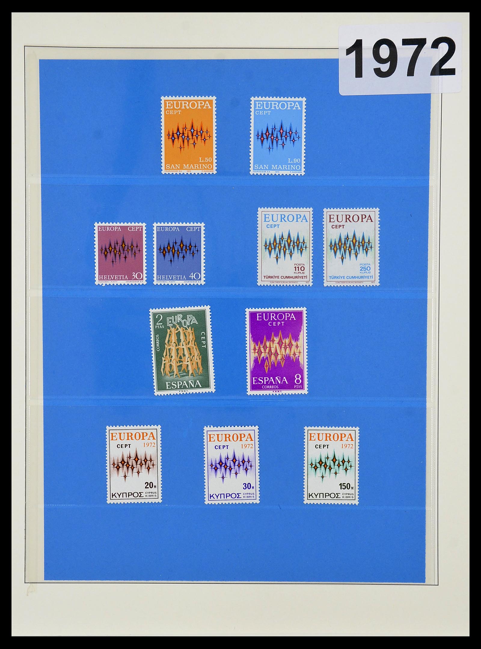 34191 058 - Postzegelverzameling 34191 Europa CEPT 1956-2008.