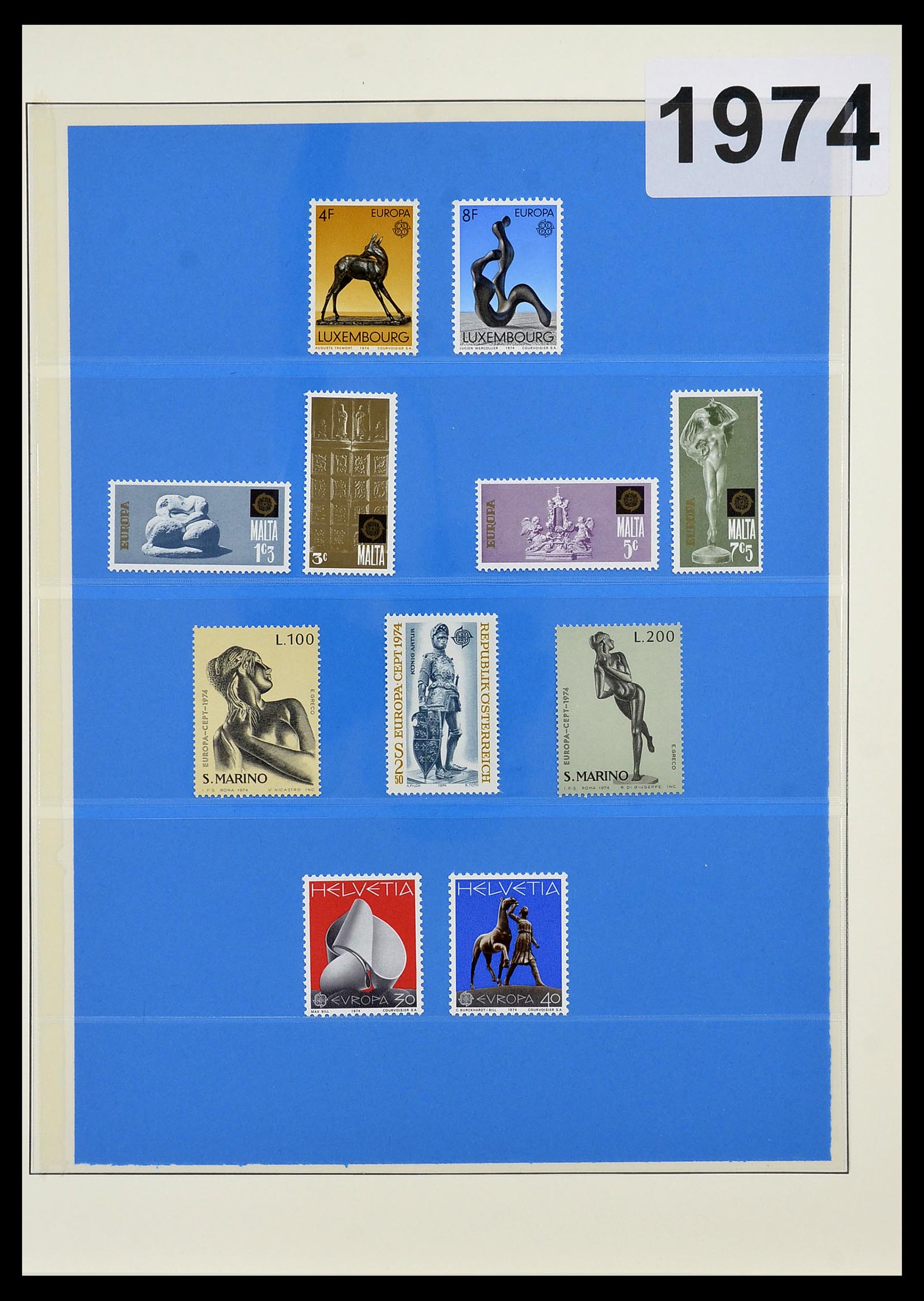 34191 071 - Postzegelverzameling 34191 Europa CEPT 1956-2008.