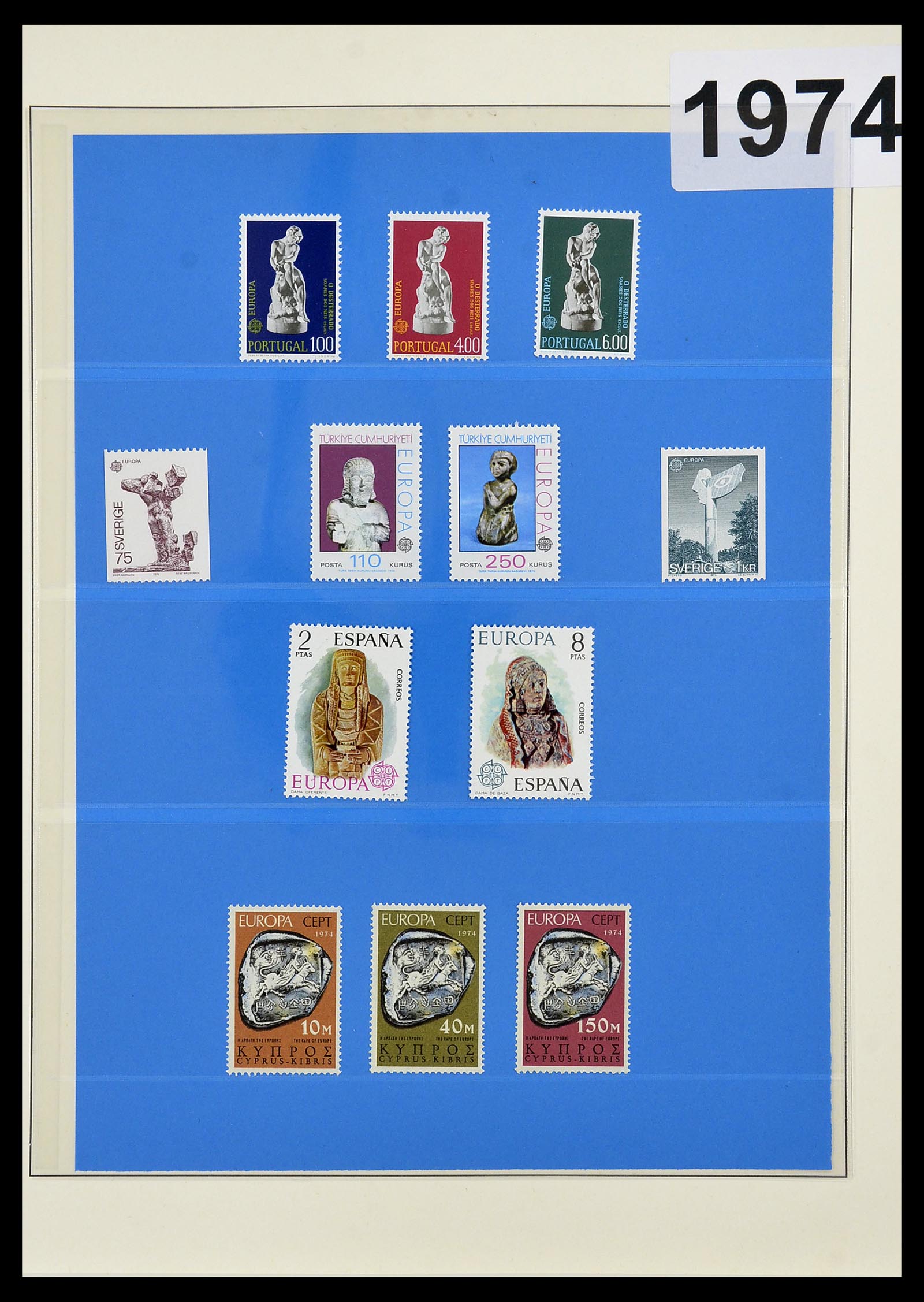 34191 073 - Postzegelverzameling 34191 Europa CEPT 1956-2008.