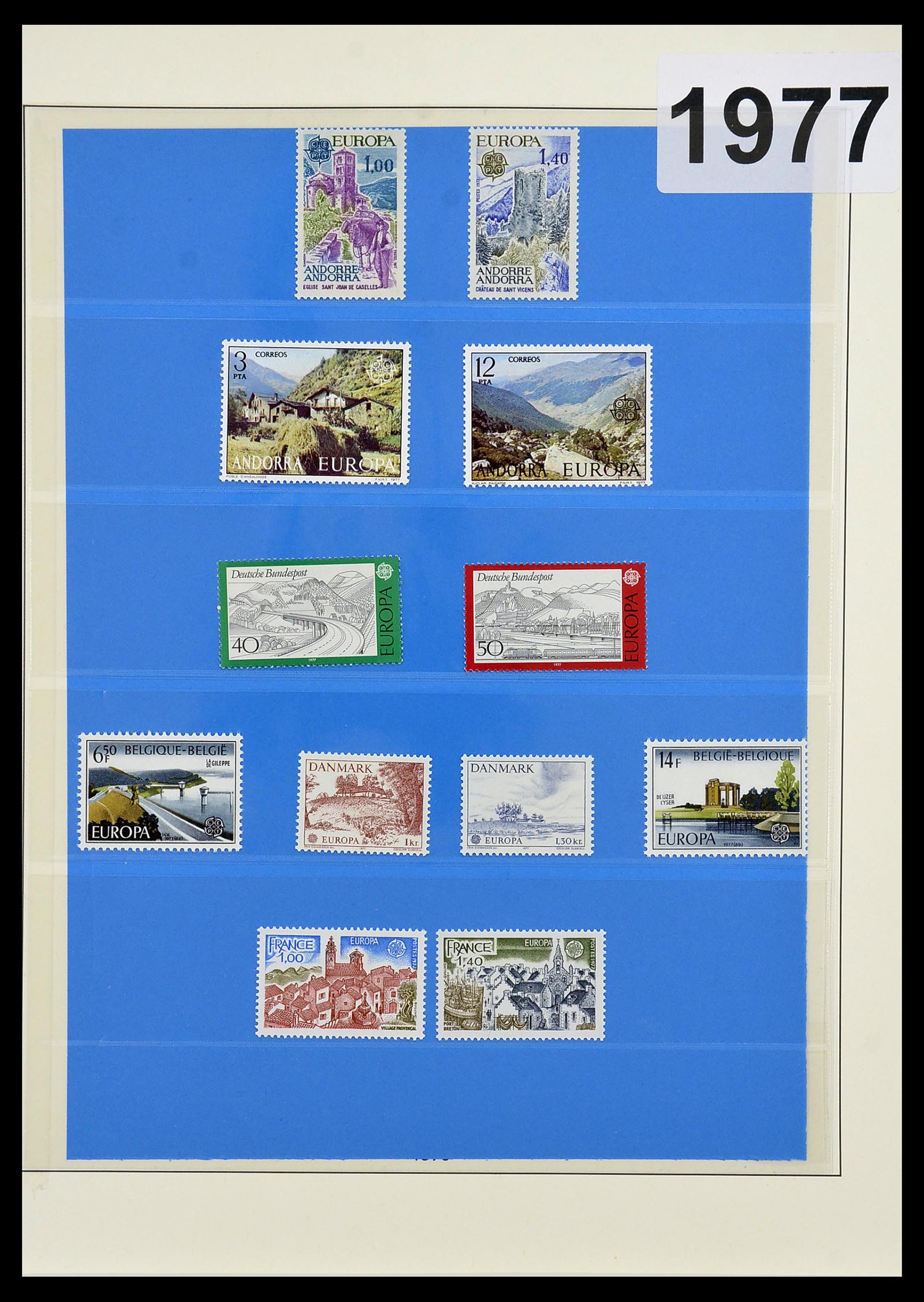 34191 074 - Postzegelverzameling 34191 Europa CEPT 1956-2008.