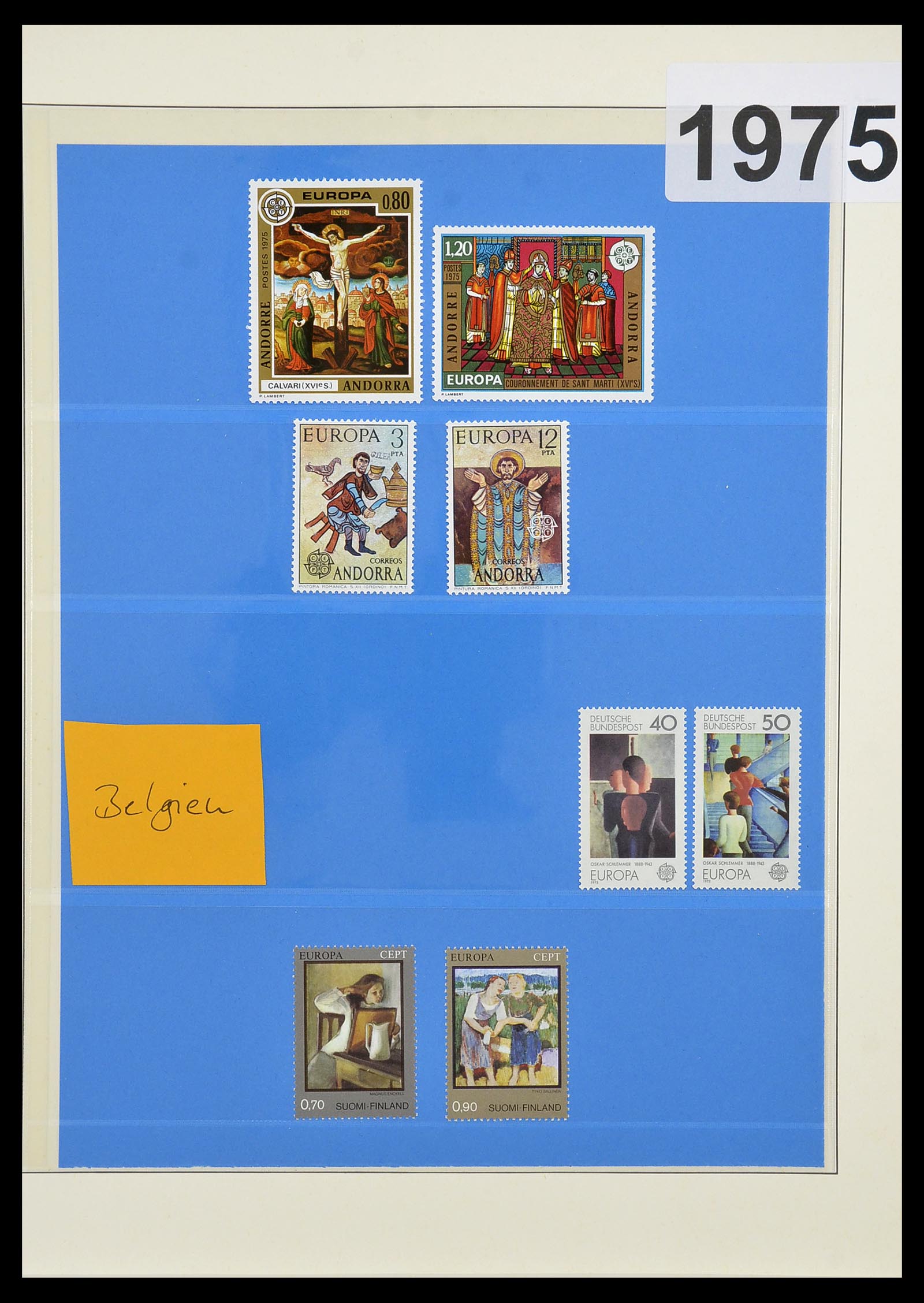 34191 075 - Postzegelverzameling 34191 Europa CEPT 1956-2008.