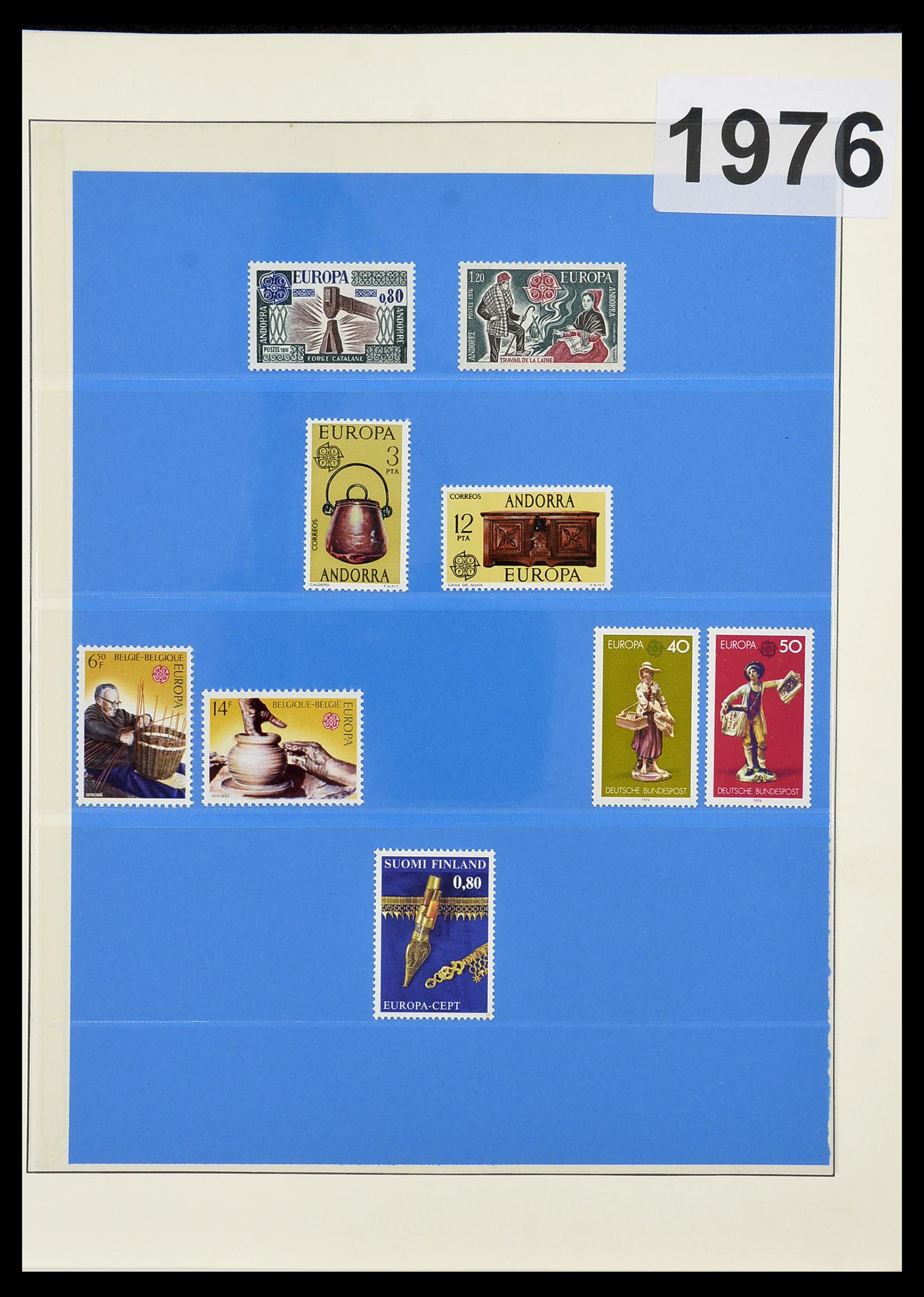 34191 083 - Postzegelverzameling 34191 Europa CEPT 1956-2008.