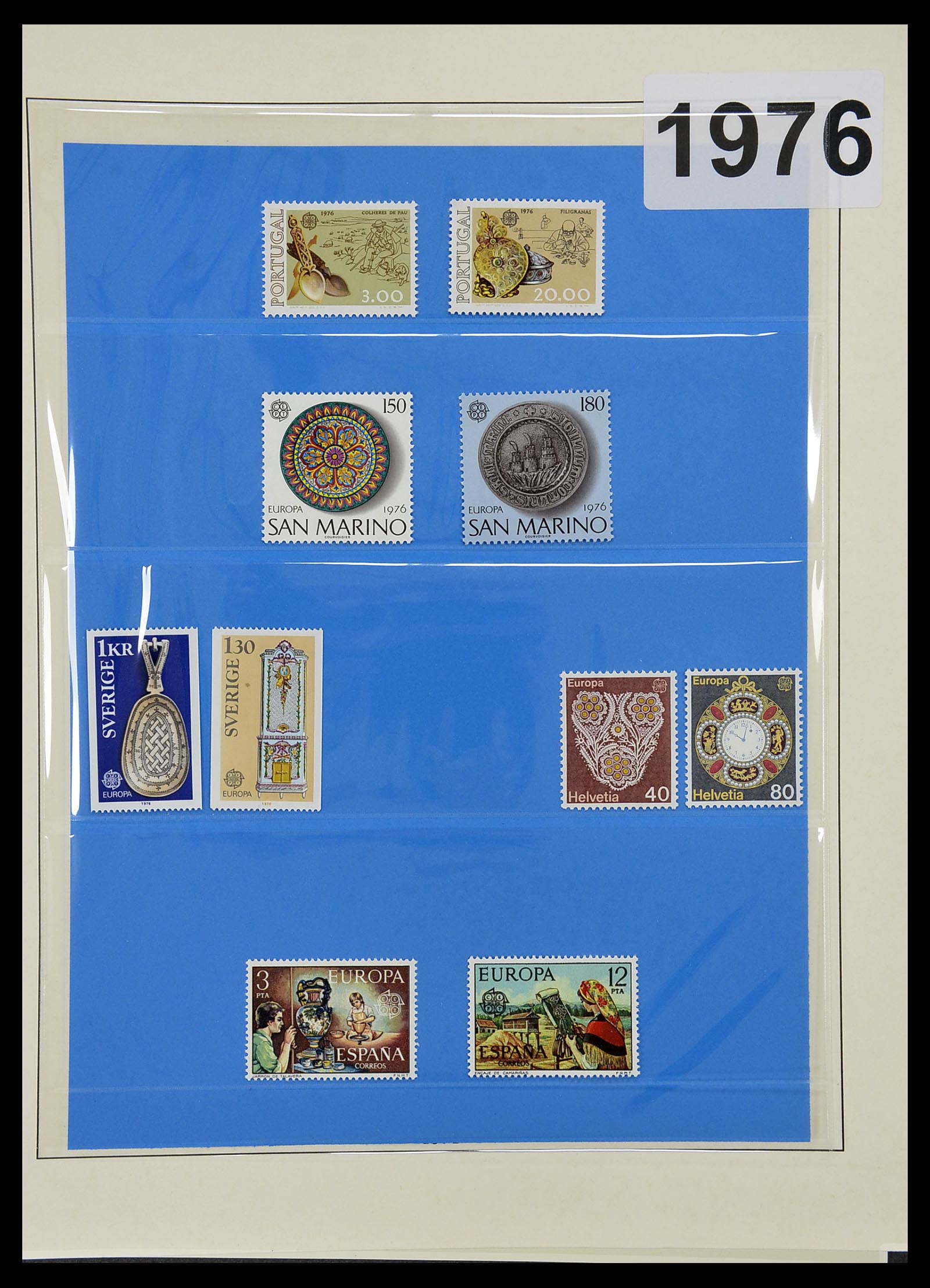 34191 093 - Postzegelverzameling 34191 Europa CEPT 1956-2008.