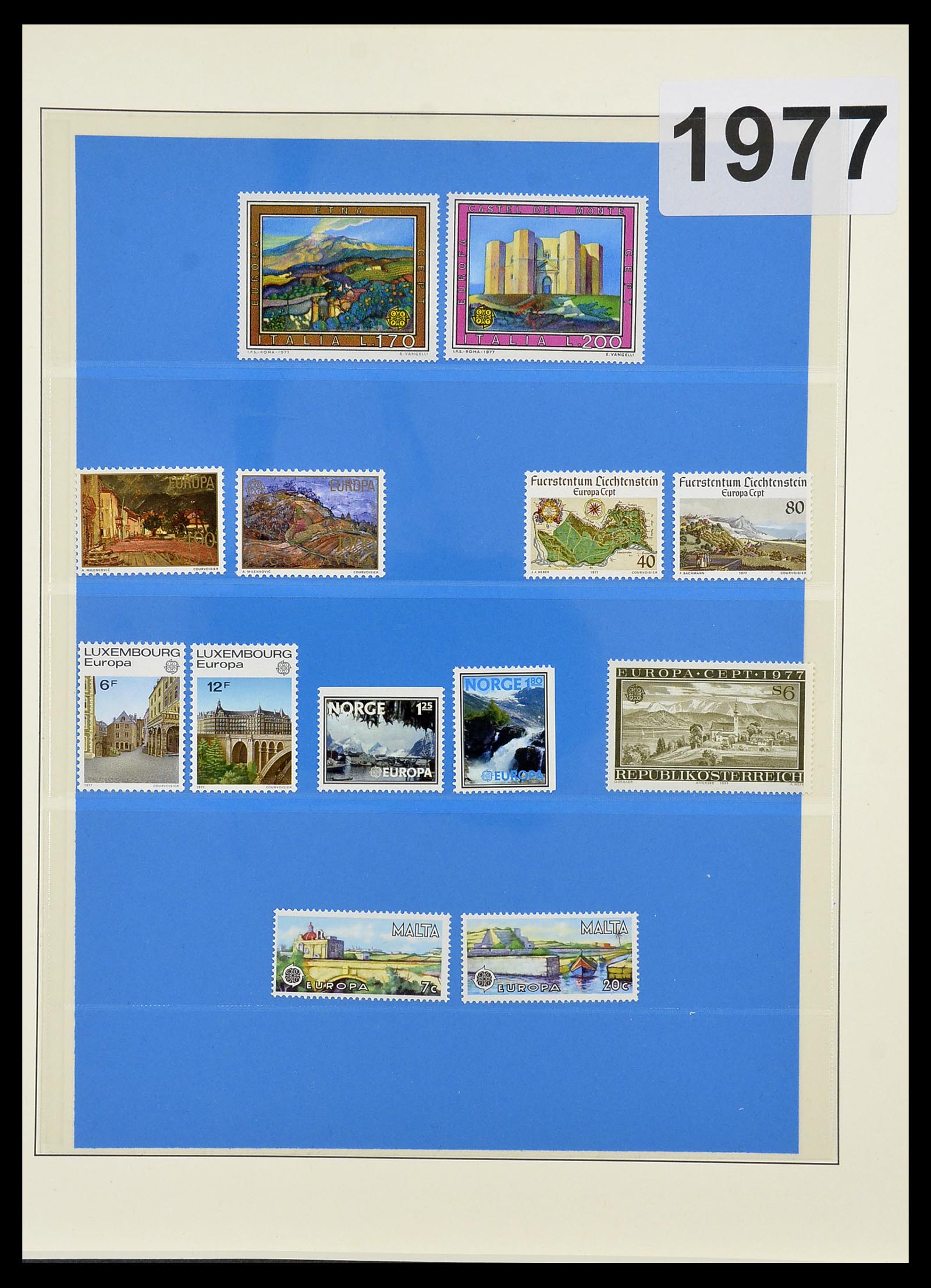34191 096 - Postzegelverzameling 34191 Europa CEPT 1956-2008.