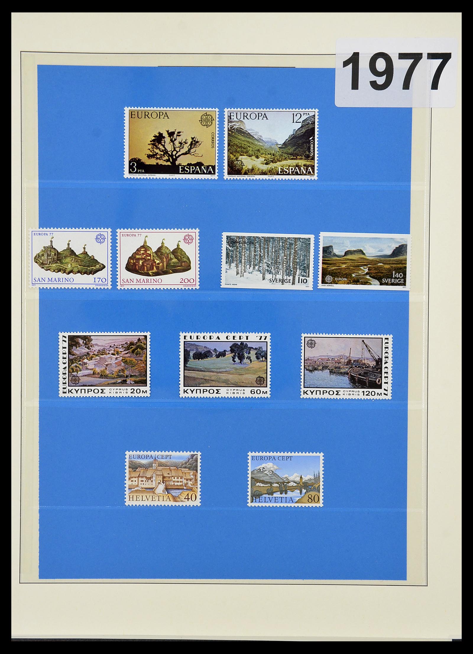 34191 097 - Postzegelverzameling 34191 Europa CEPT 1956-2008.