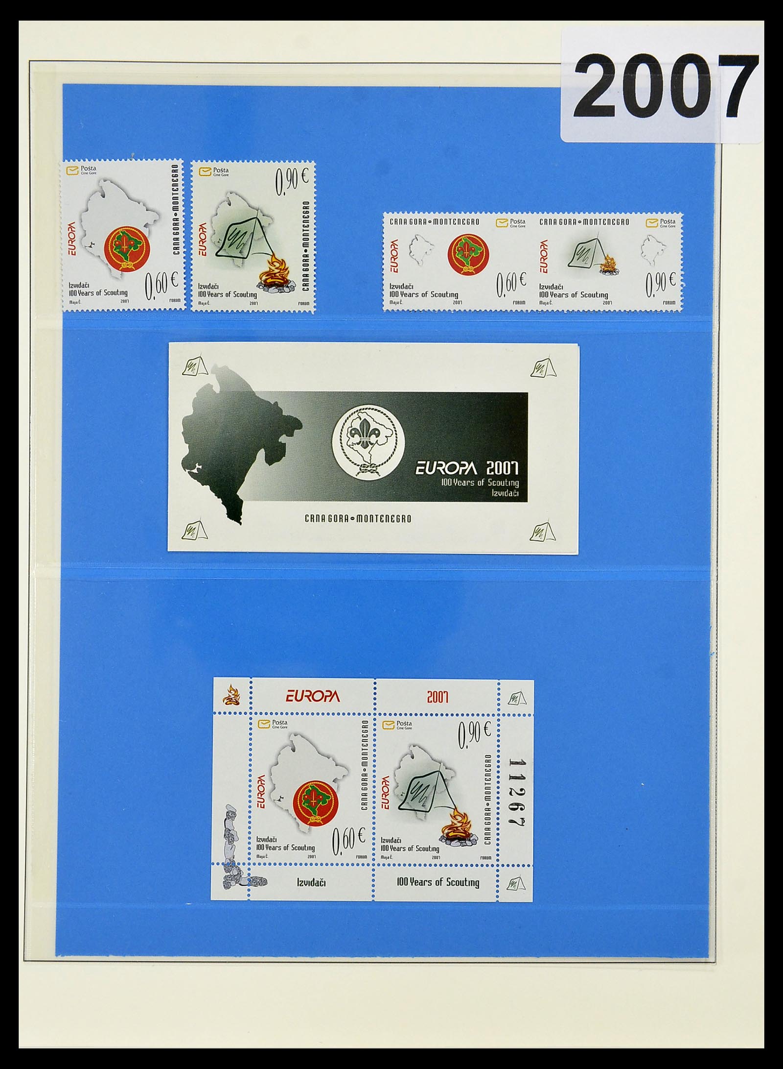 34191 542 - Postzegelverzameling 34191 Europa CEPT 1956-2008.
