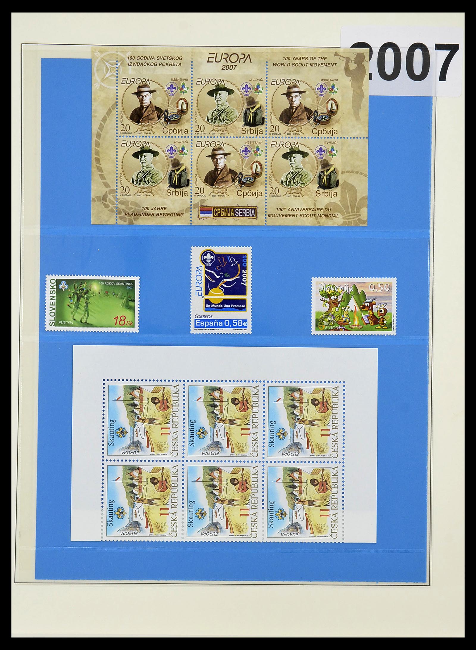 34191 551 - Postzegelverzameling 34191 Europa CEPT 1956-2008.
